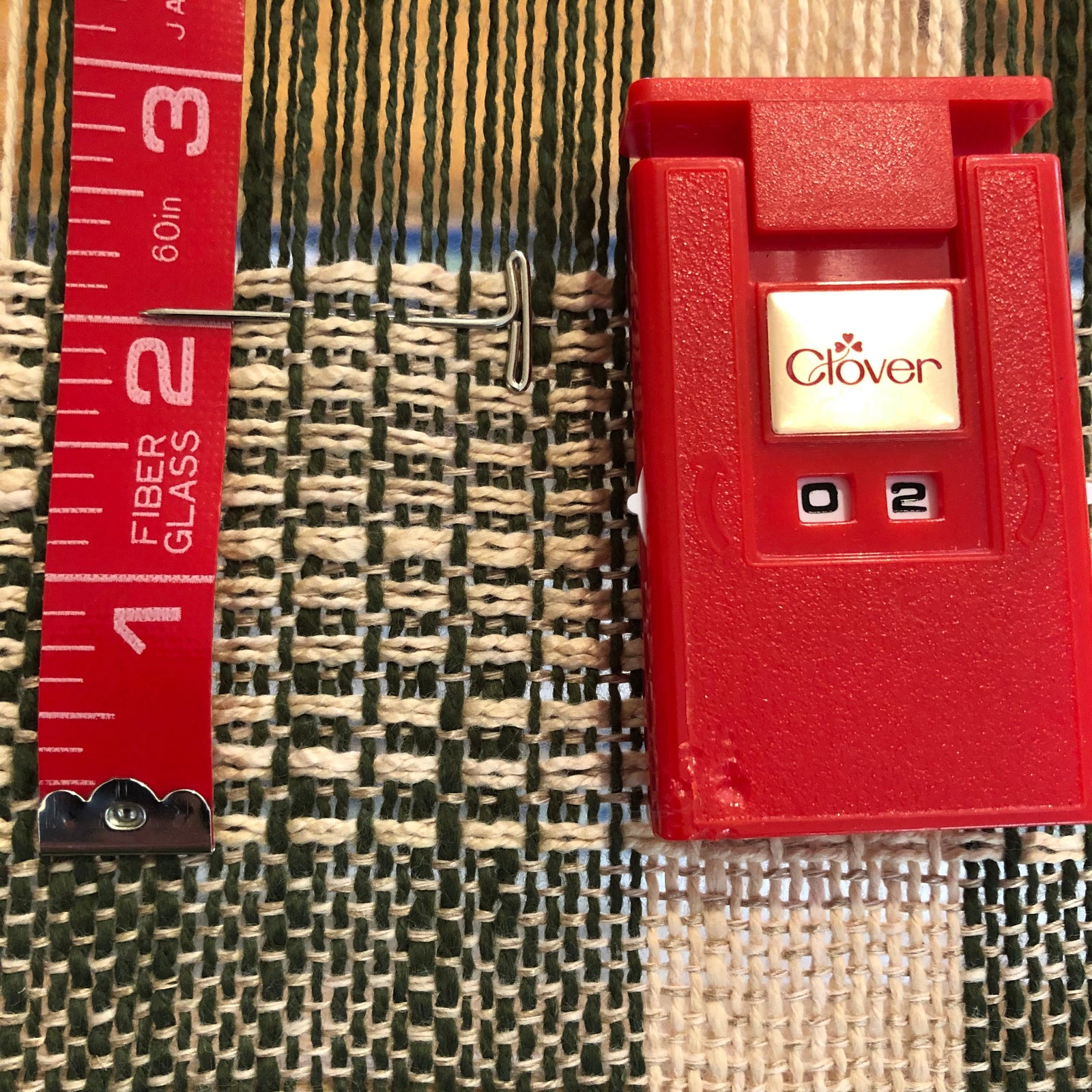 How to Measure Weaving Projects on the Loom