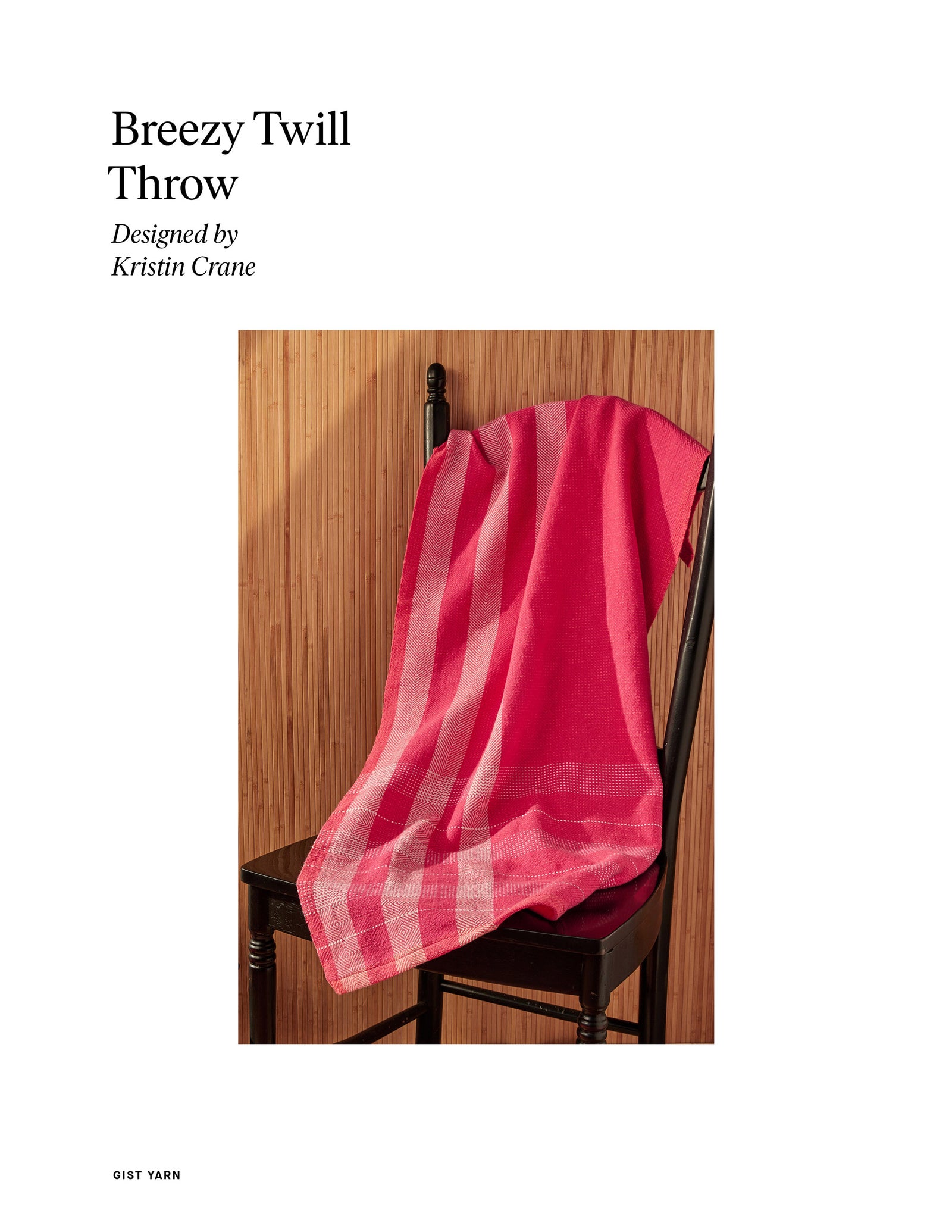 Breezy Twill Throw