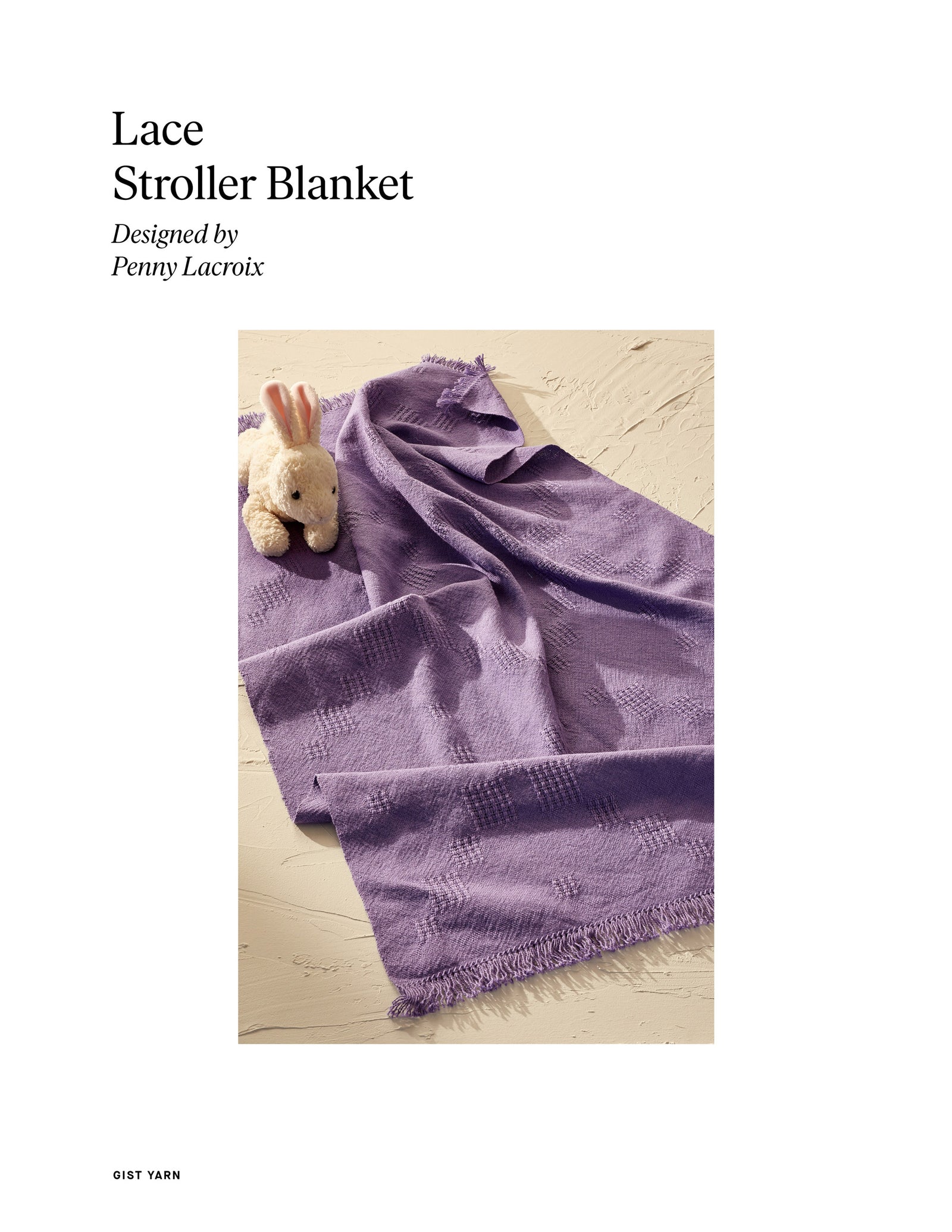 Lace Stroller Blanket