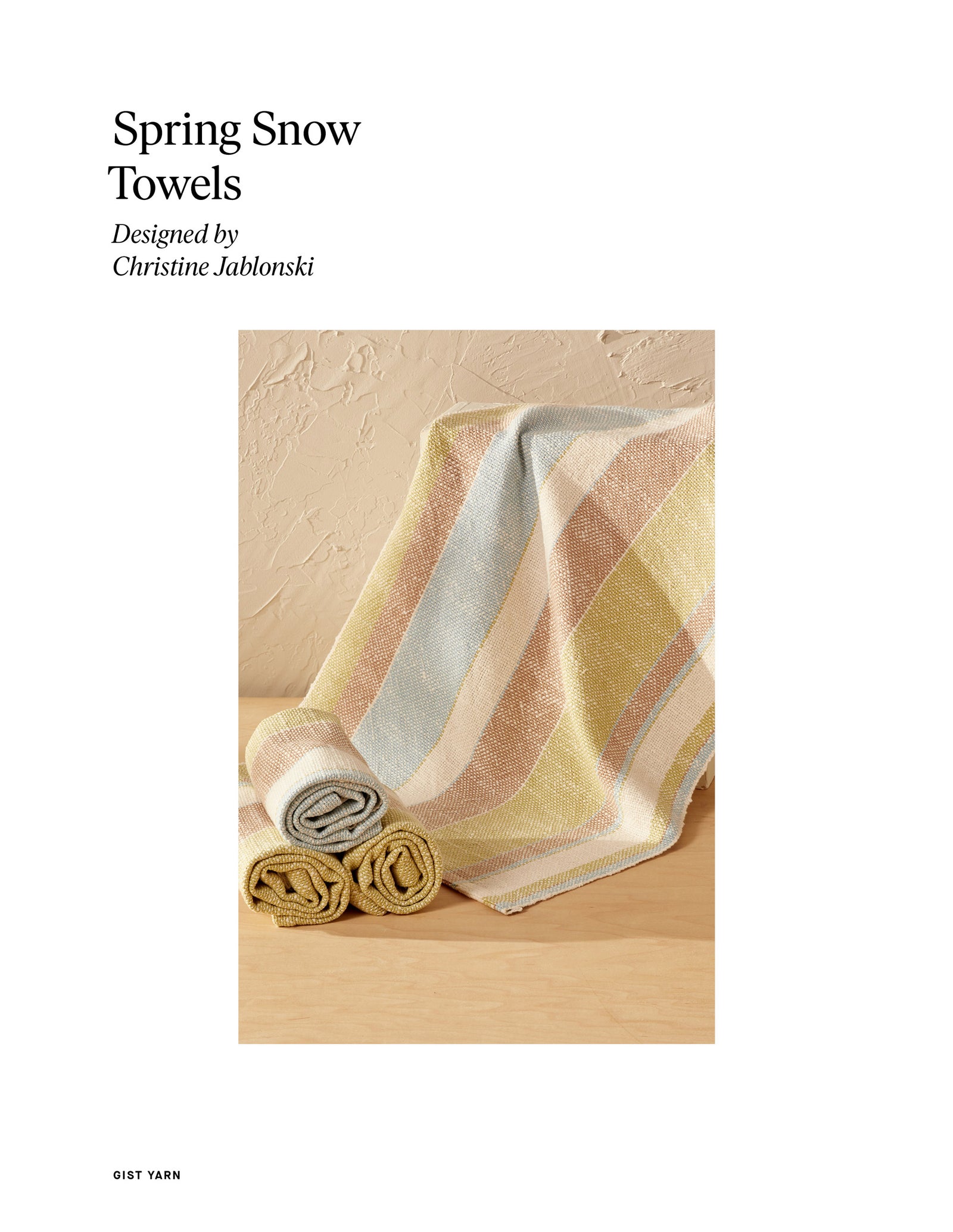 Spring Snow Towels
