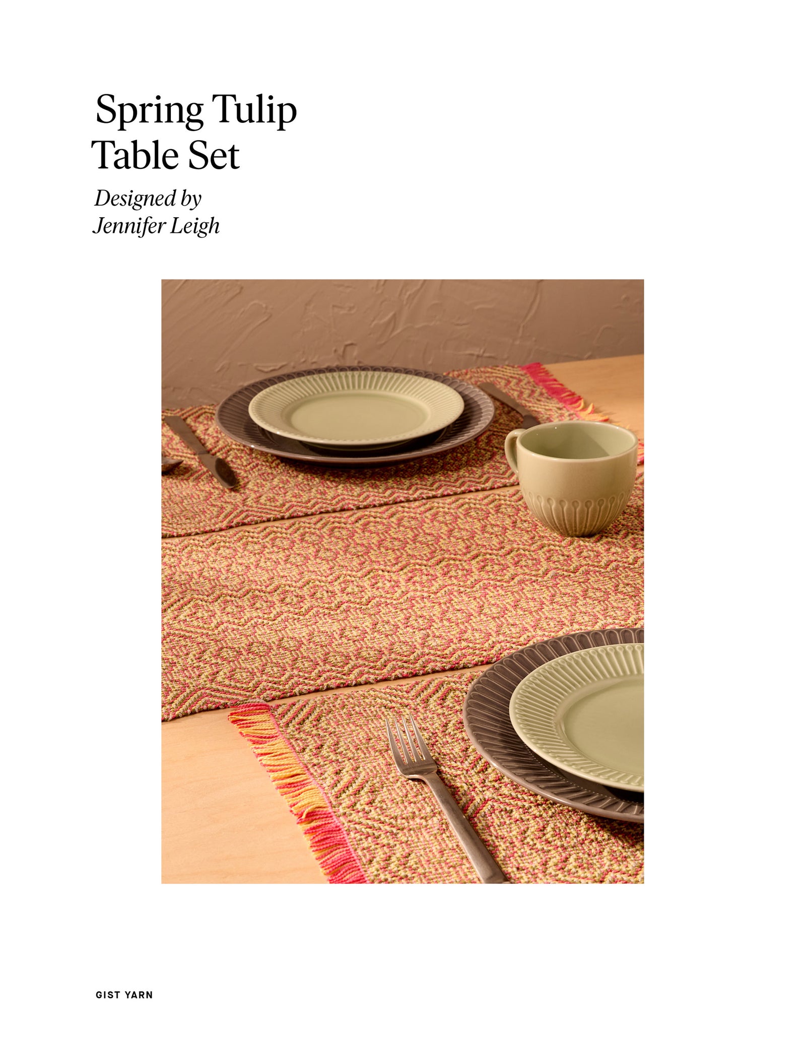 Spring Tulip Table Set