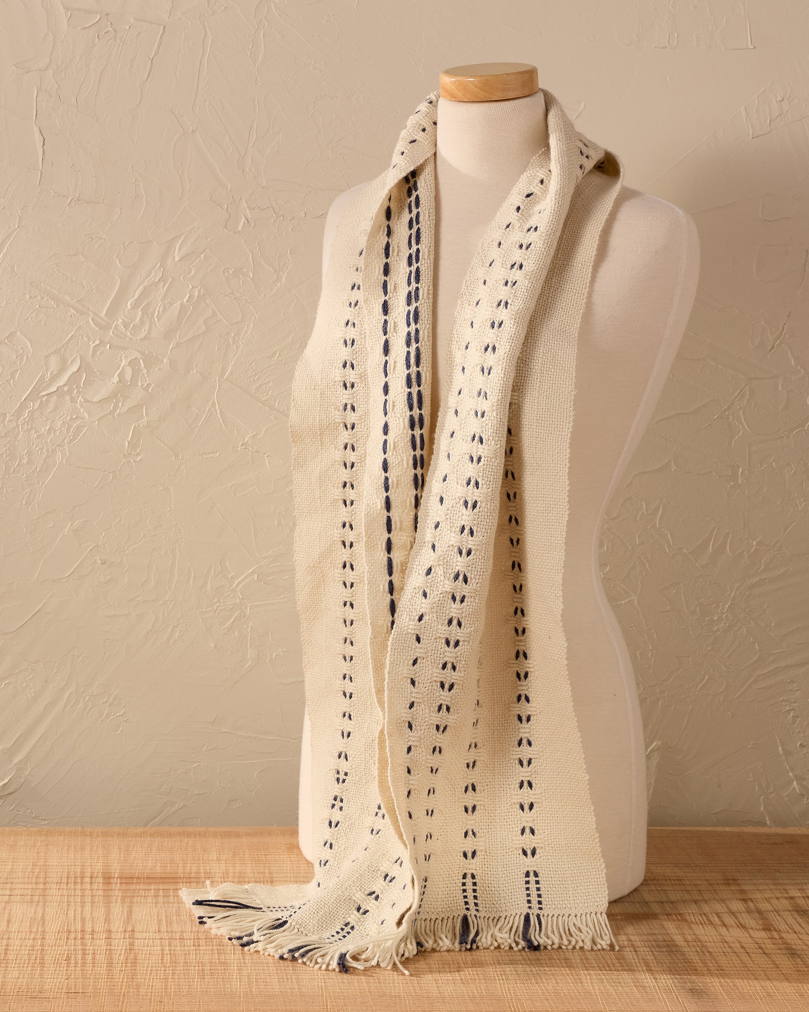 Luxury Scarf Duo: Huck Lace