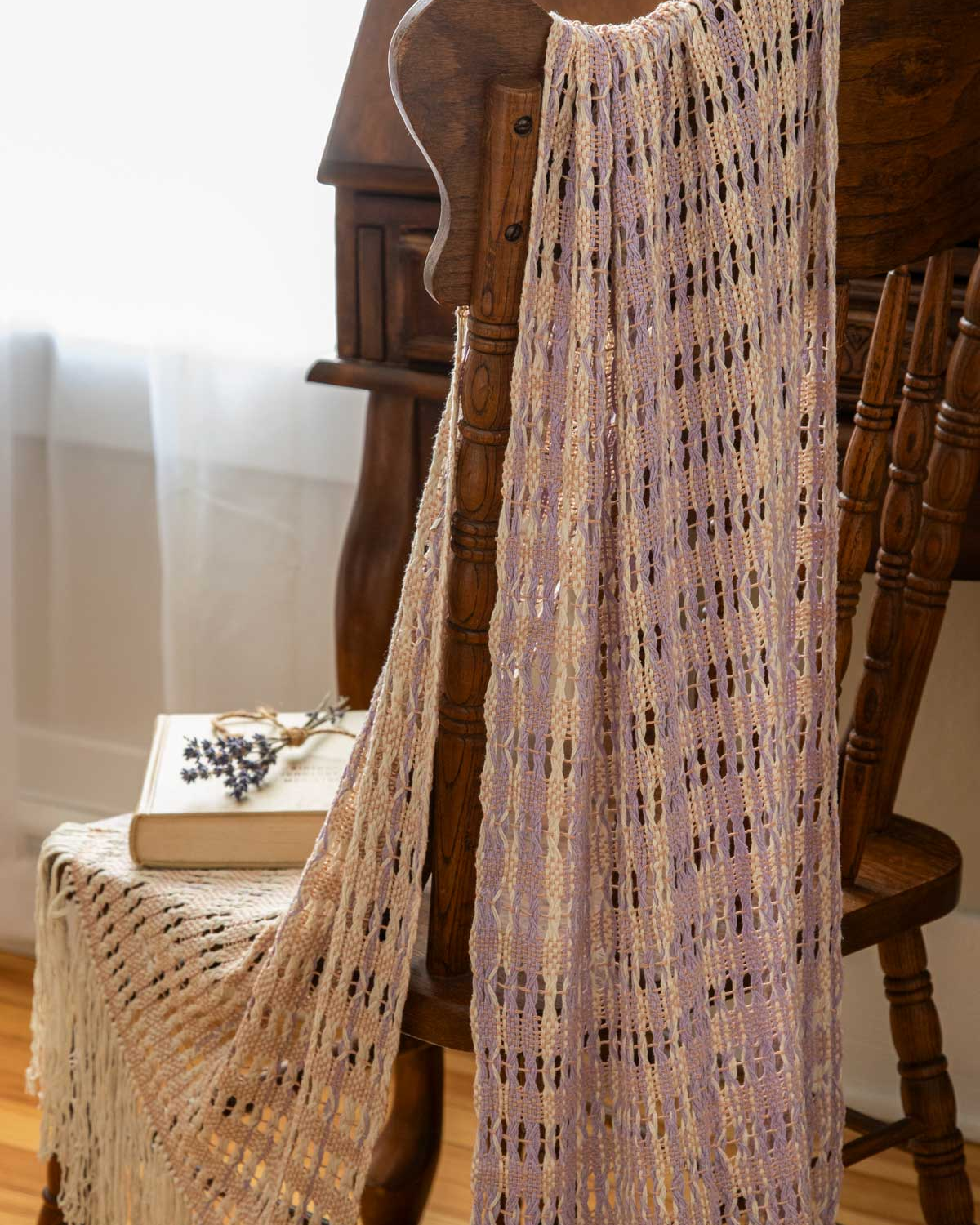 Lavender and Lace Shawl