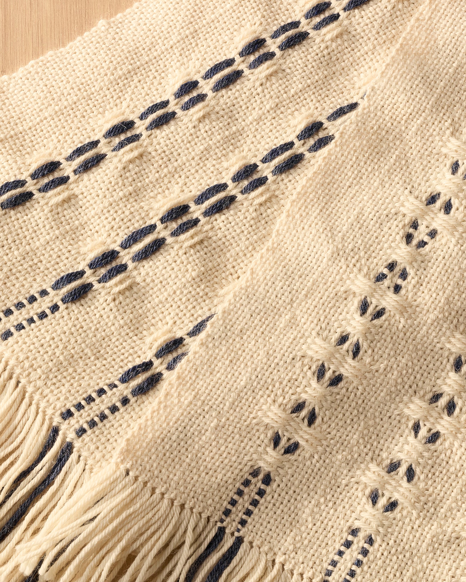 Luxury Scarf Duo: Huck Lace