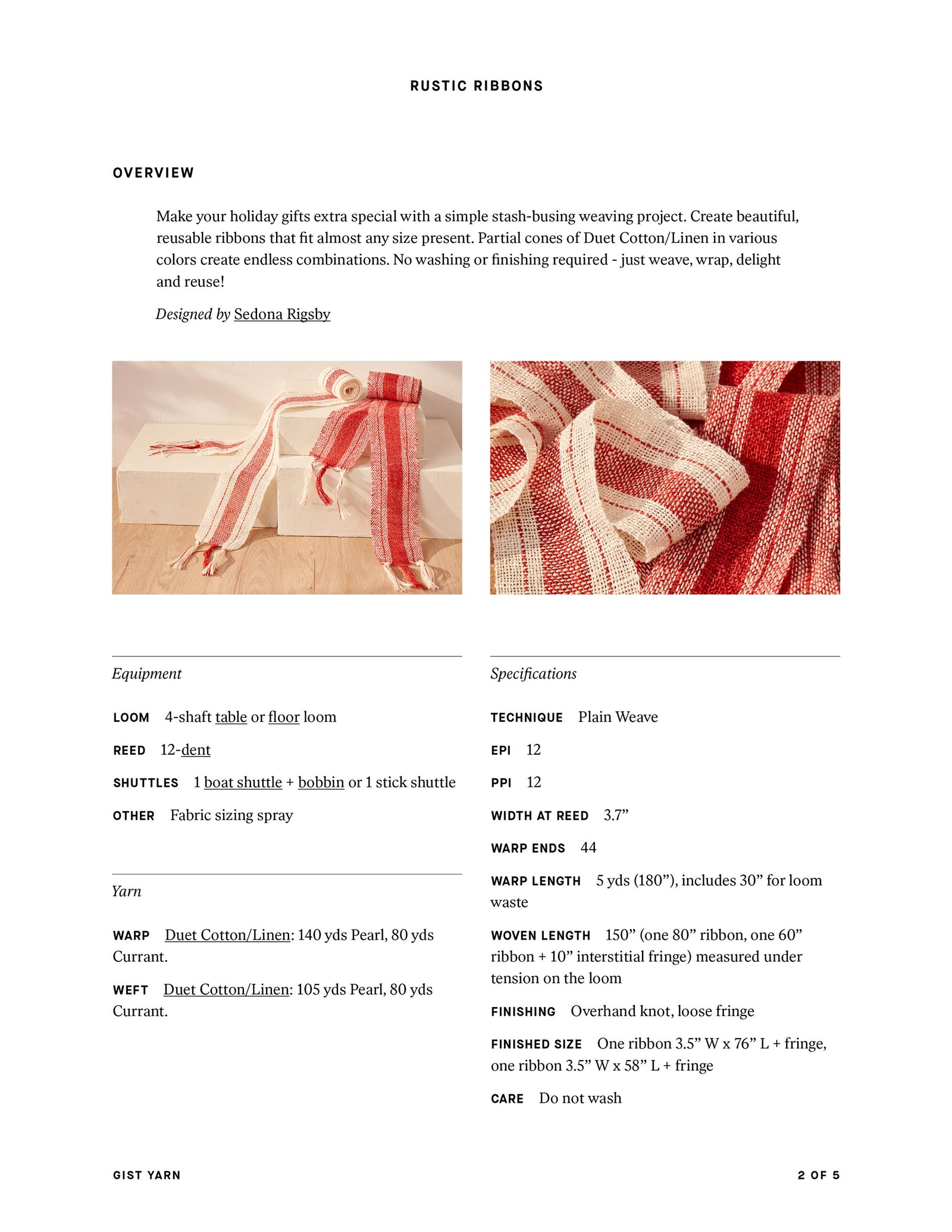 Rustic Ribbons