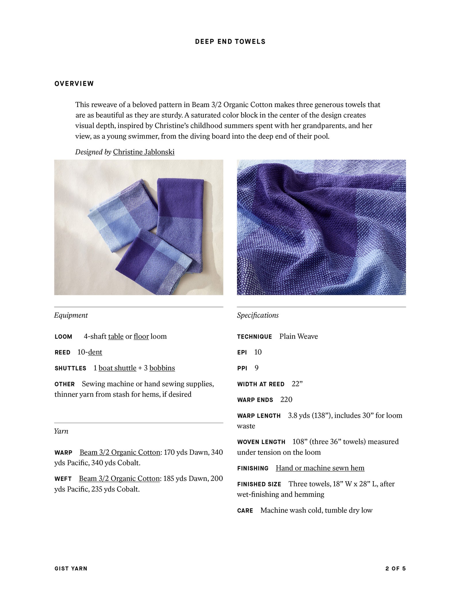 Deep End Towels