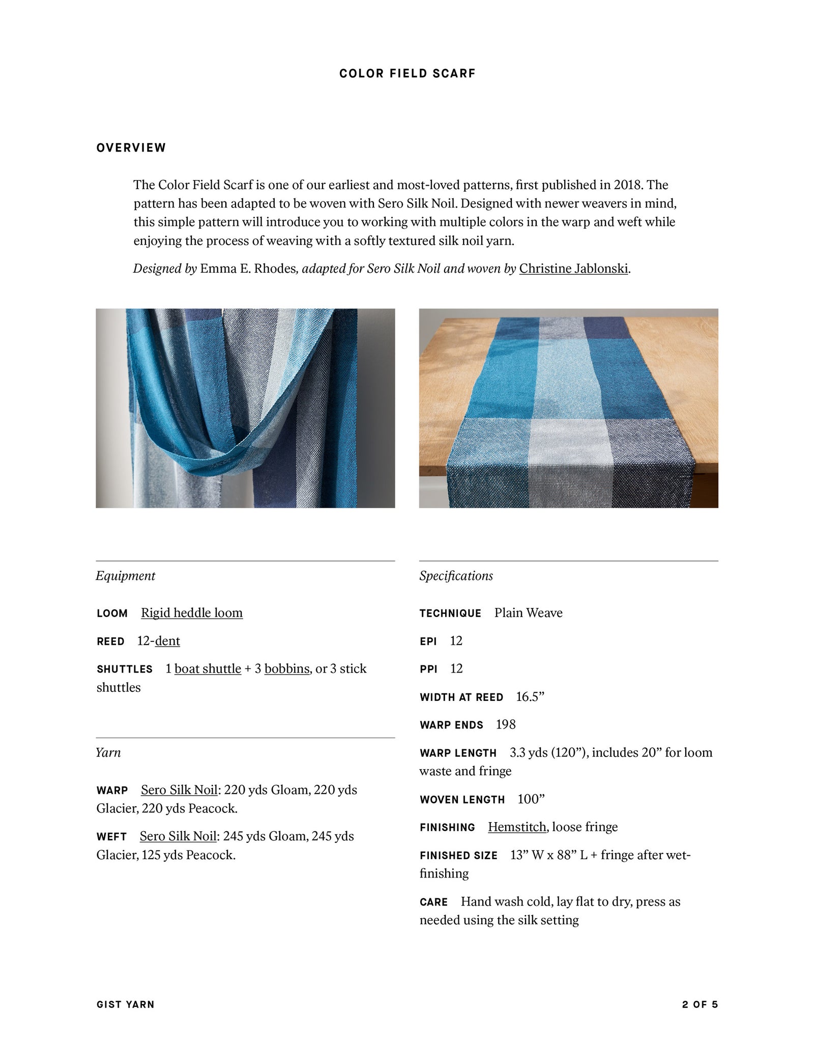 Color Field Scarf
