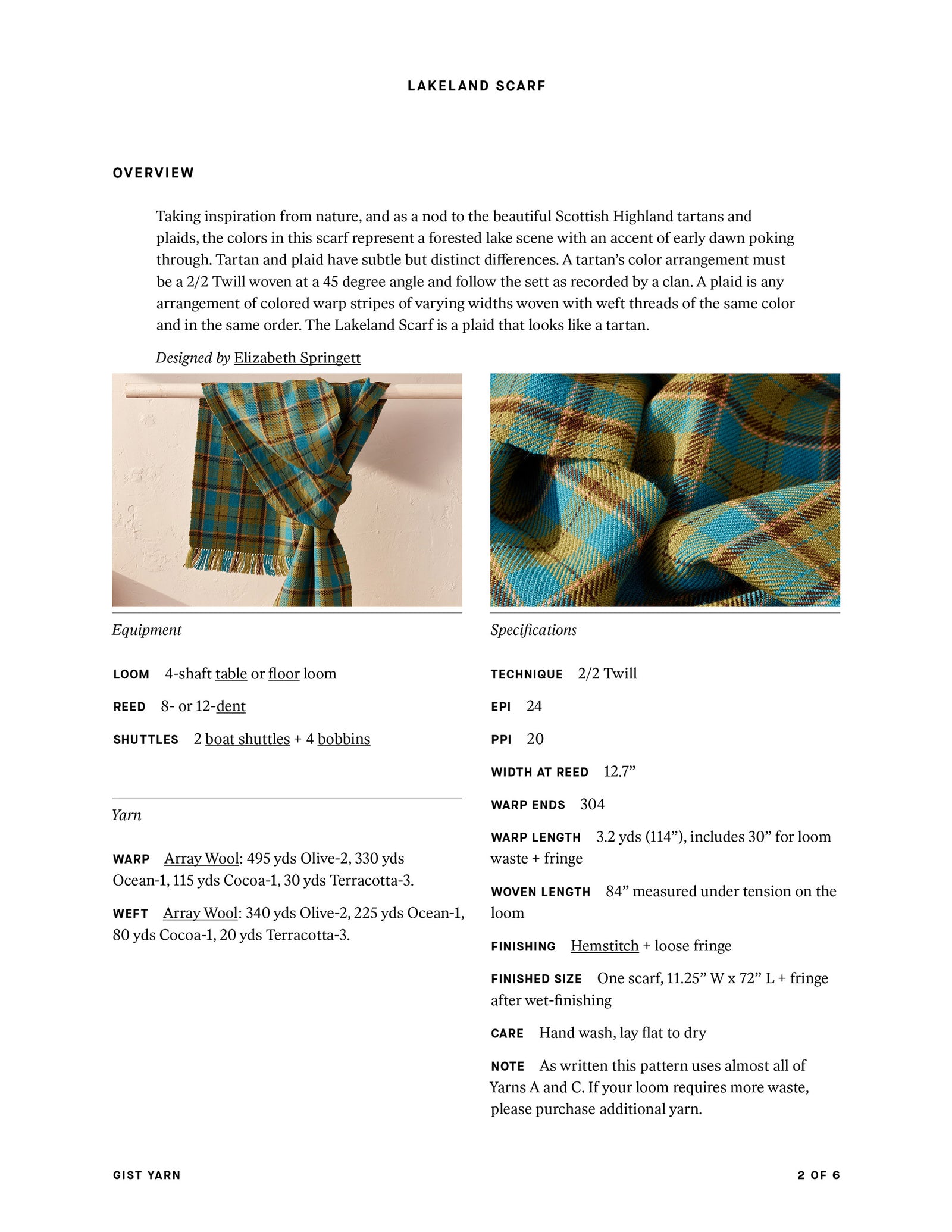 Lakeland Scarf