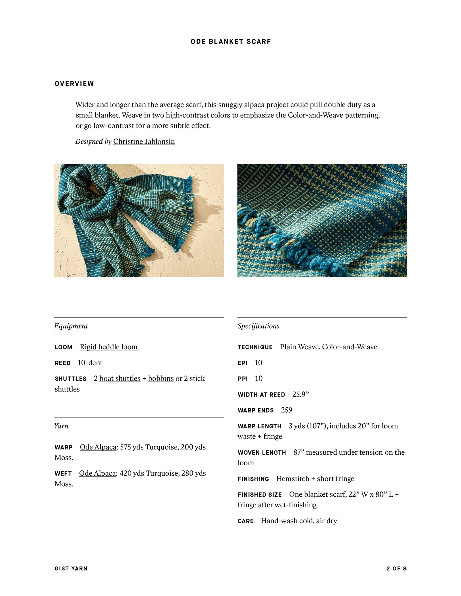 Ode Blanket Scarf