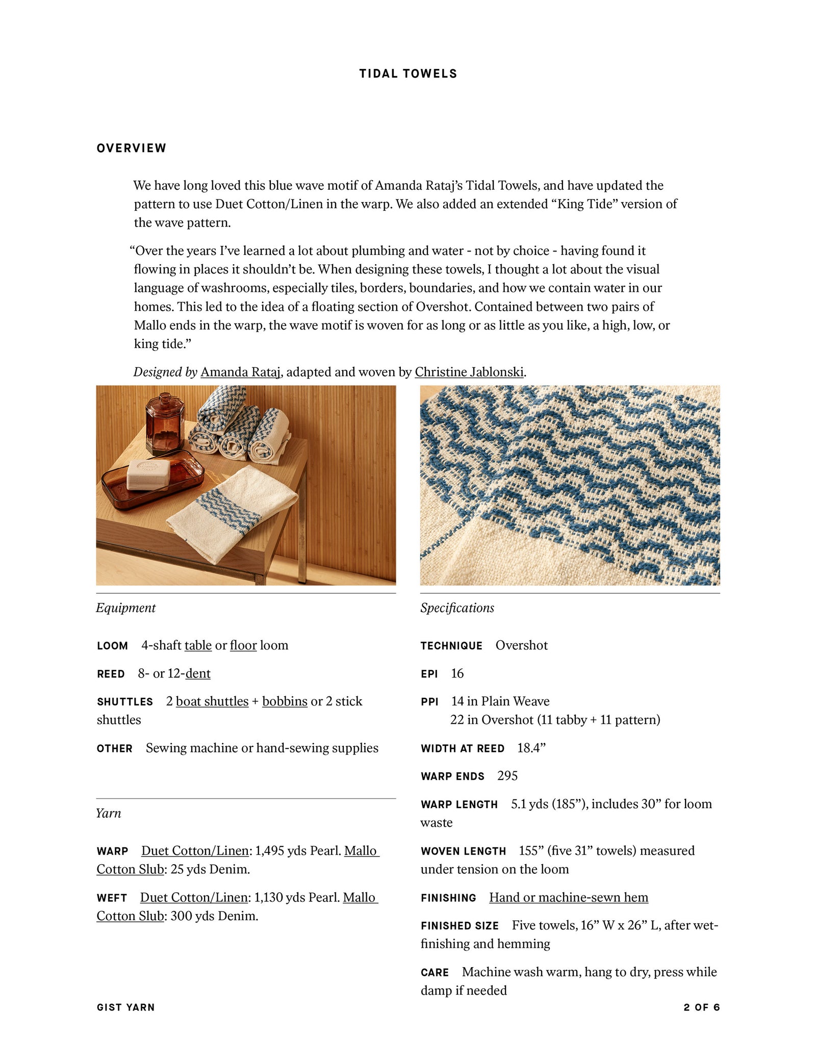 Tidal Towels