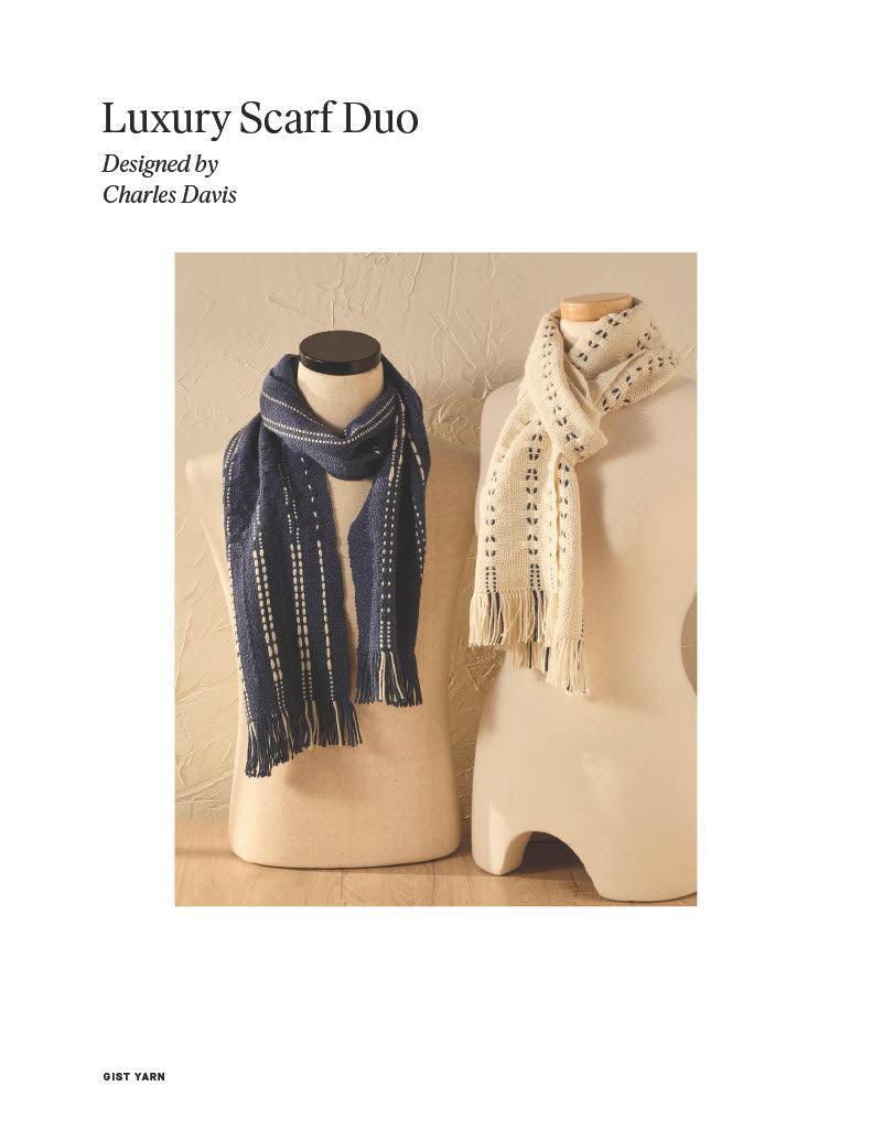 Luxury Scarf Duo: Huck Lace