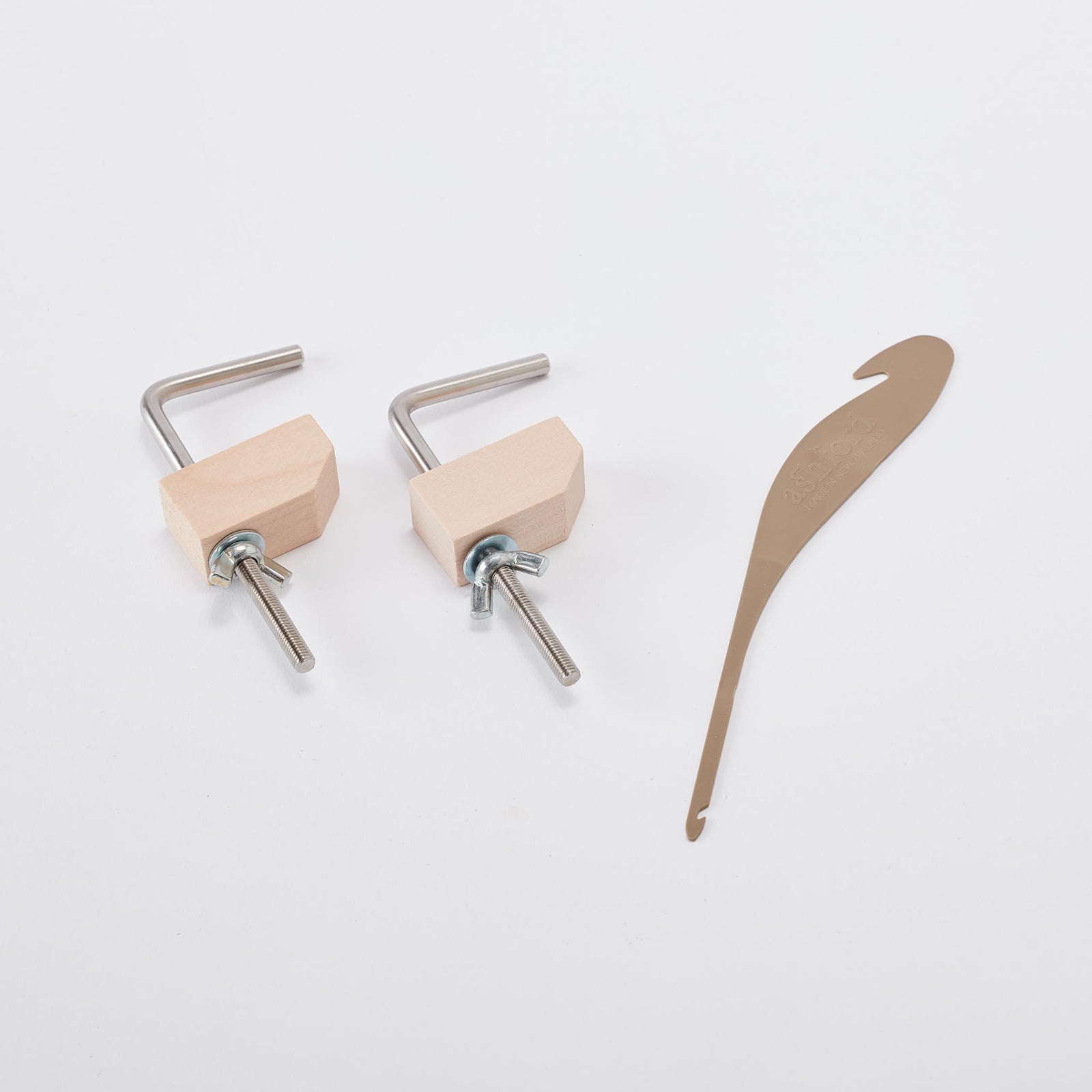 Ashford 24" Rigid Heddle Loom Starter Pack Clamps and Threading Hook