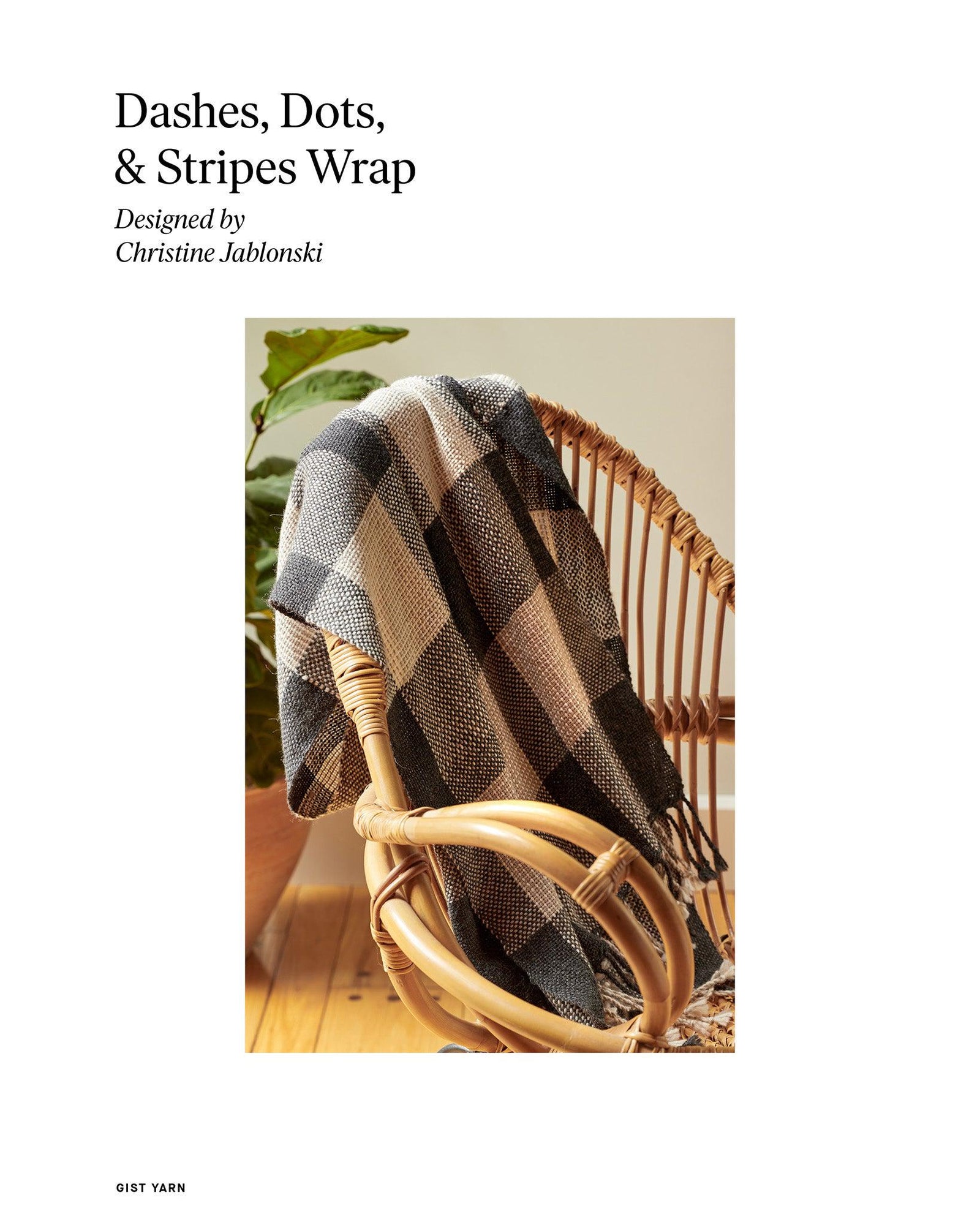 Dashes, Dots & Stripes Wrap-Gist Yarn