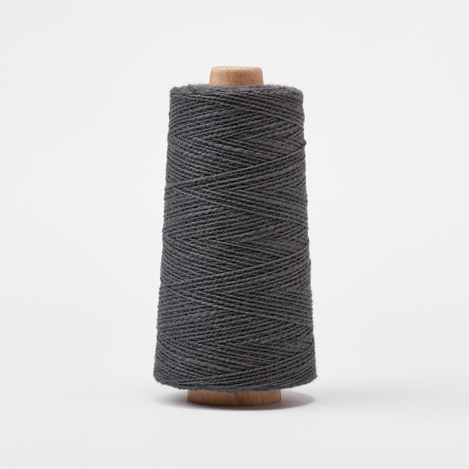 Mallo Cotton Slub Weaving Yarn Coal
