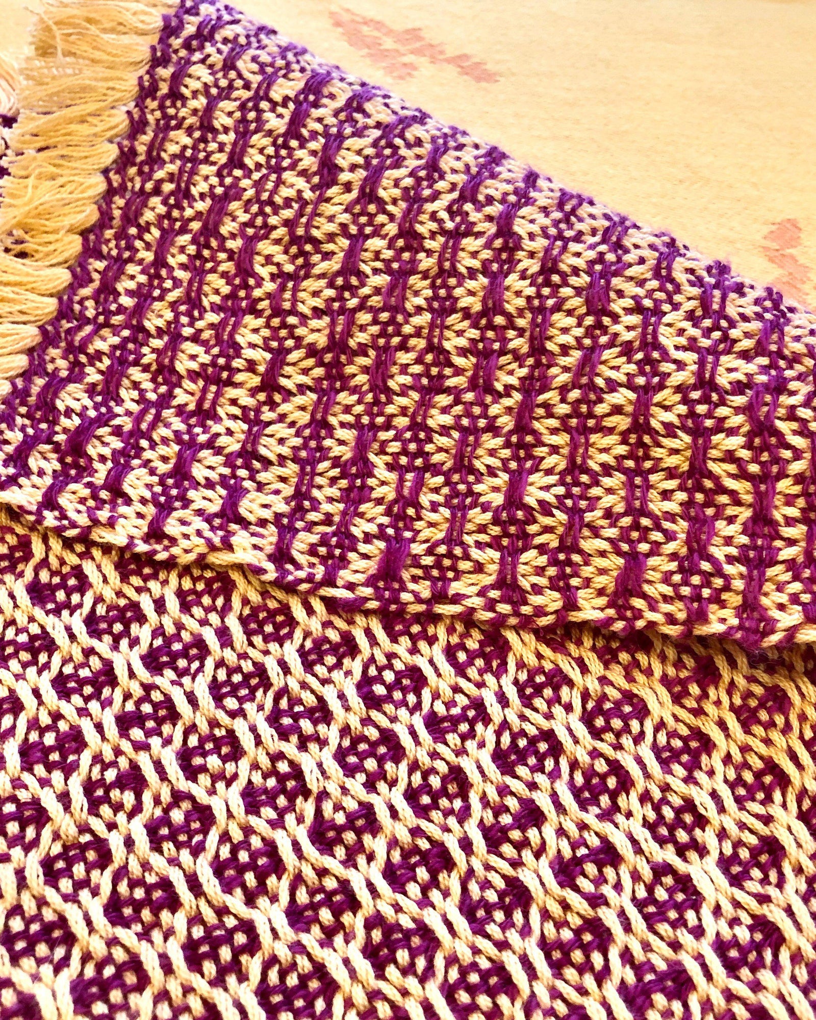 Huck Lace Rigid Heddle Placemats Weaving Pattern