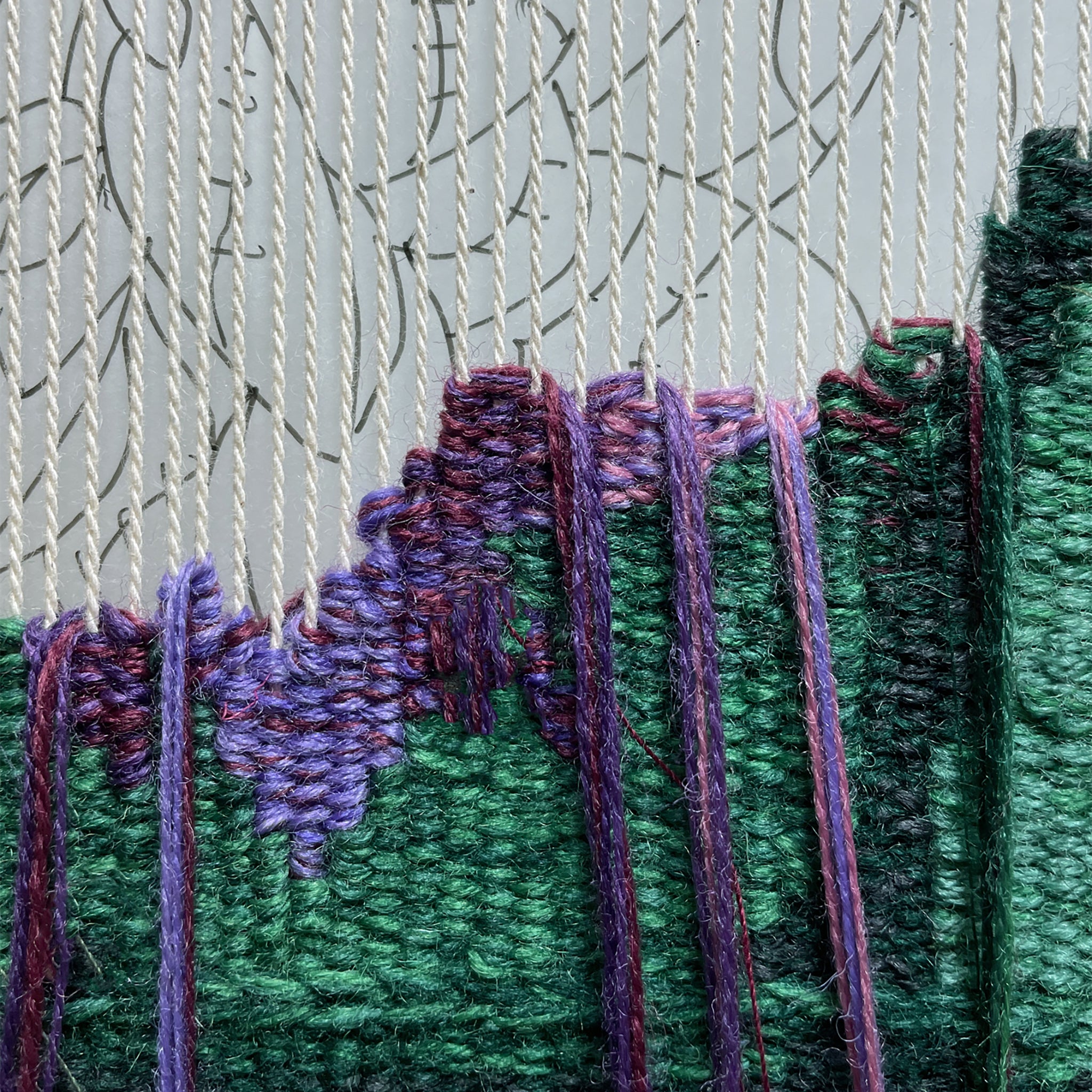 Weaving Bundle ~ mixed yarns and fibers