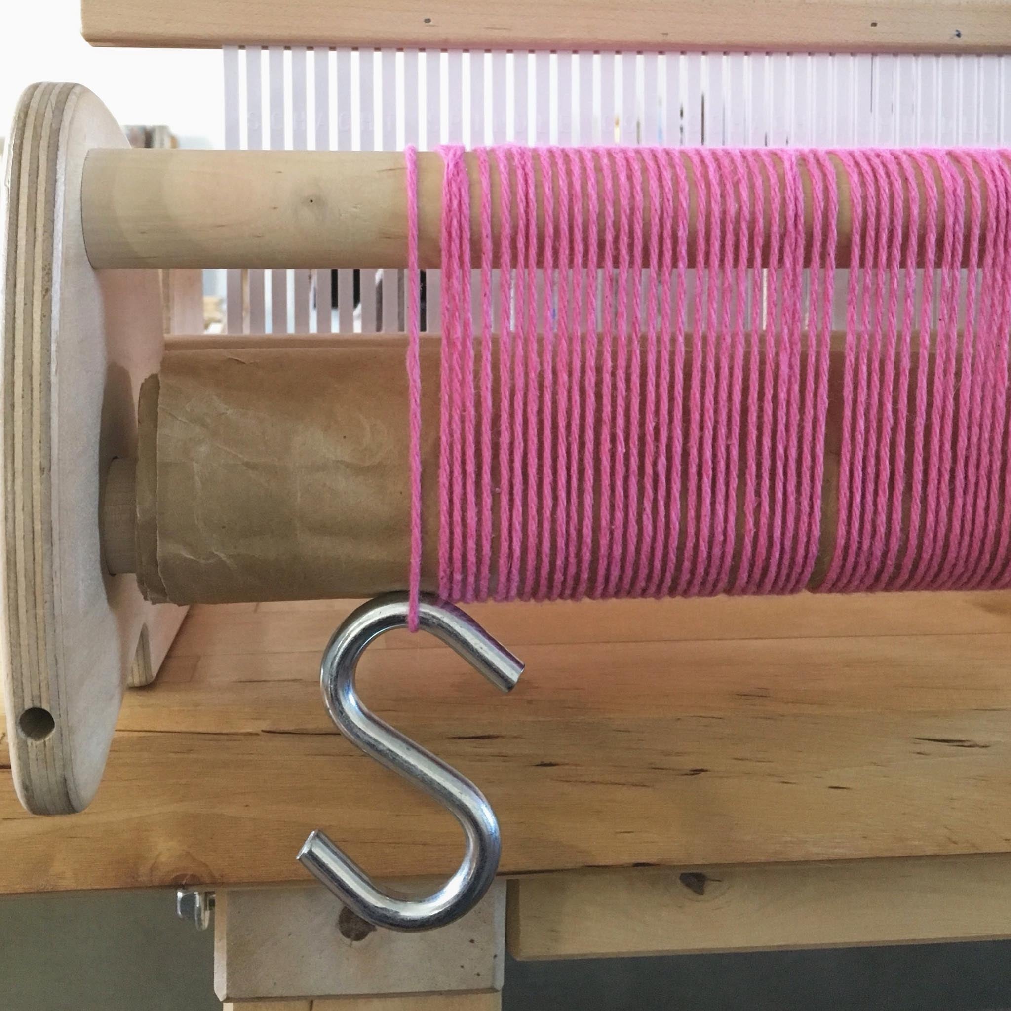 Small Loom - Another way to lay the loose ends of the