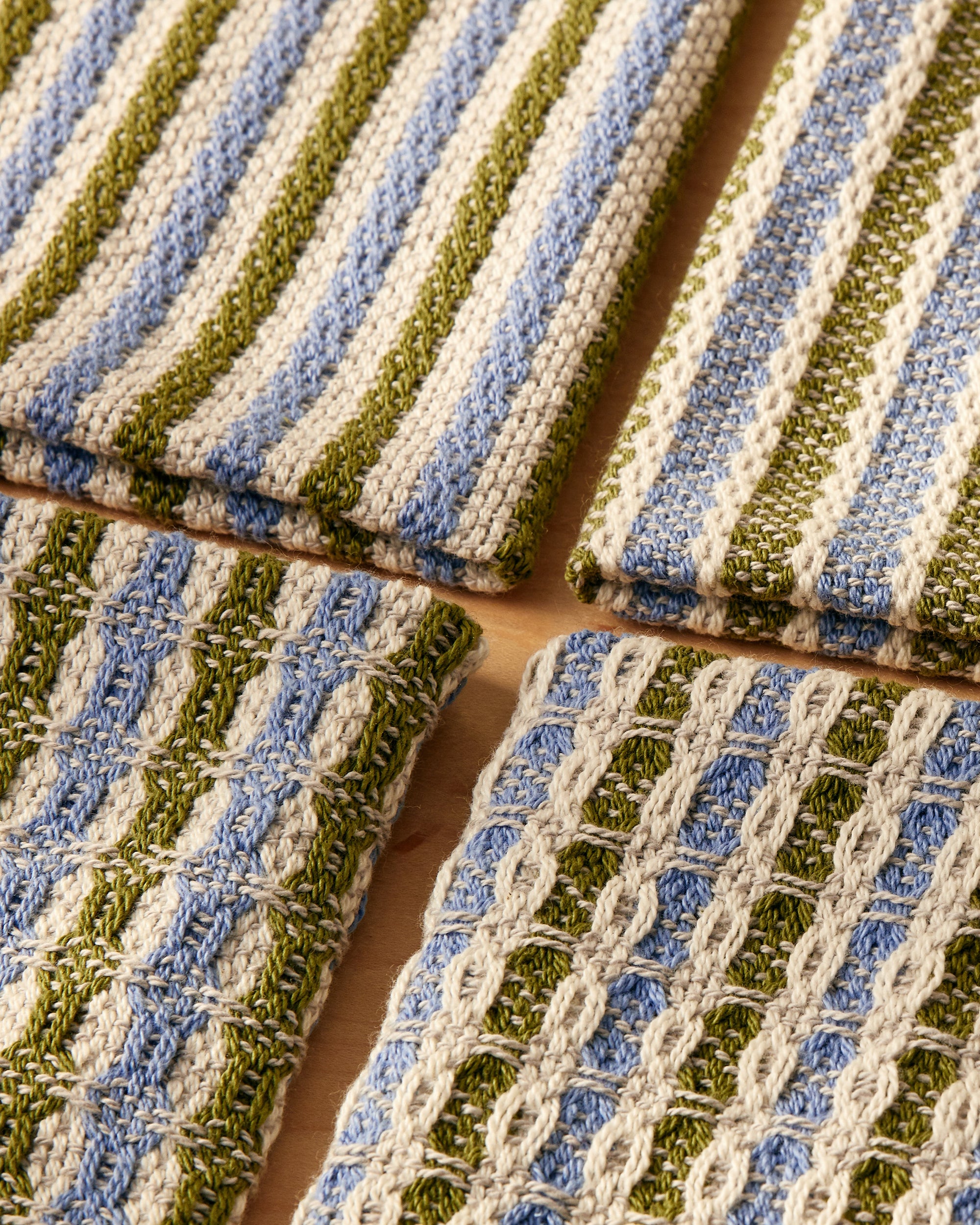 Weaving Manastream 4枚 Four-way Floats Towels Weaving Pattern - Gist Yarn
