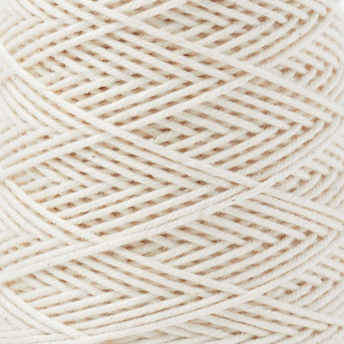 Beam 3/4 Organic Cotton Weaving Yarn ~ Natural, bundle_swatch