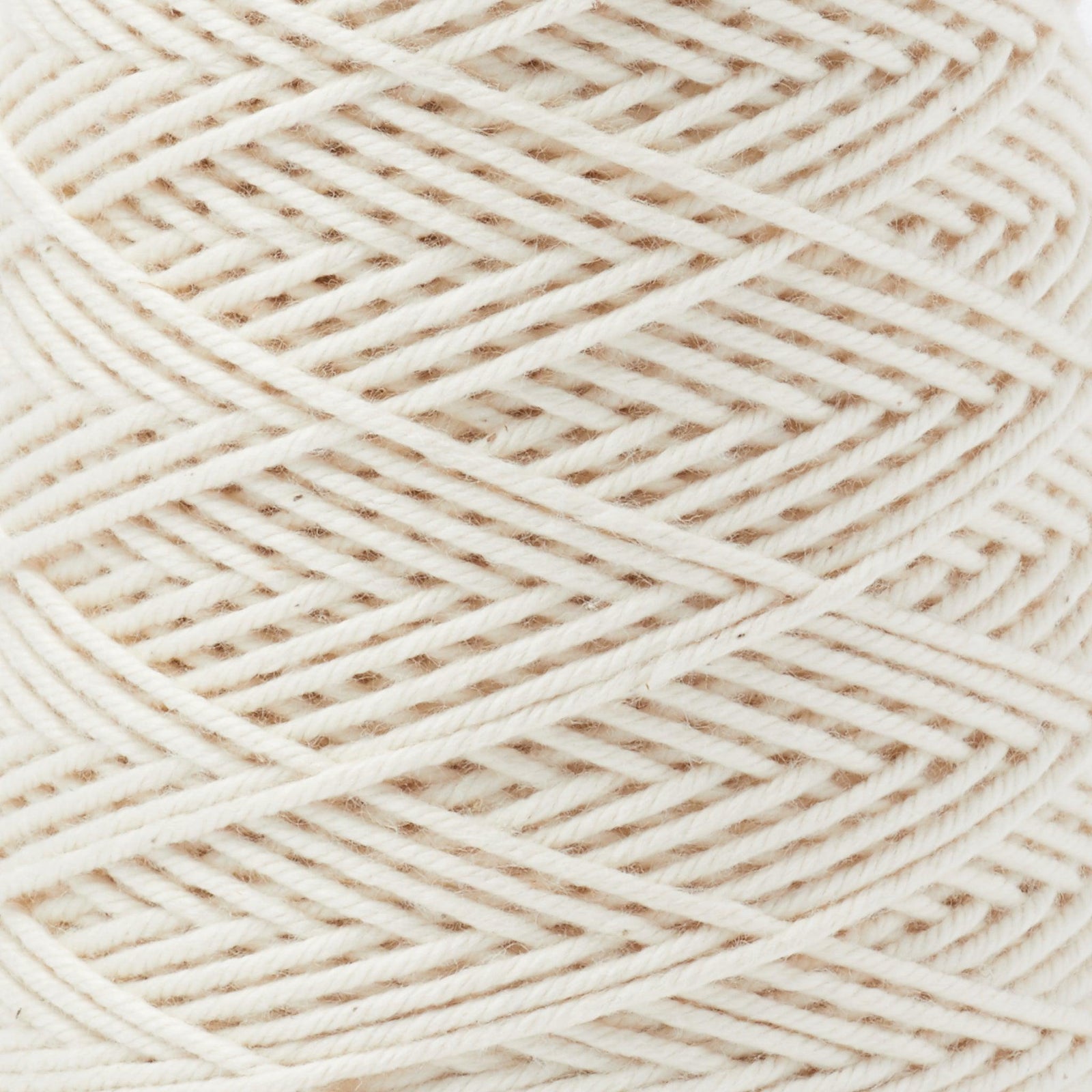 Beam 3/4 Organic Cotton Weaving Yarn ~ Natural, bundle_swatch