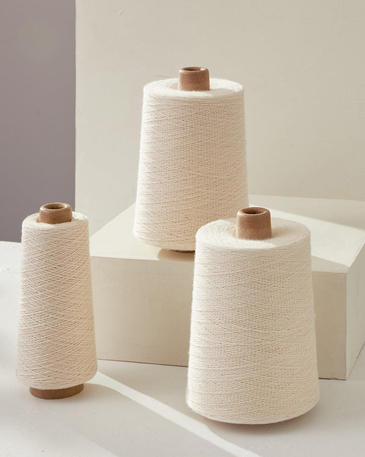 Beam 8/2 Organic Cotton Weaving Yarn ~ Natural (1 lb Cone)