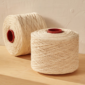 Beam 3/4 Organic Cotton Weaving Yarn ~ Natural (3.7 lb cone)