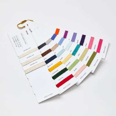 Beam Organic Cotton Weaving Yarn Color Card