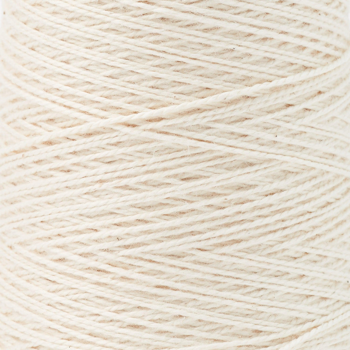 Beam 3/2 Organic Cotton Weaving Yarn ~ Natural, bundle_swatch