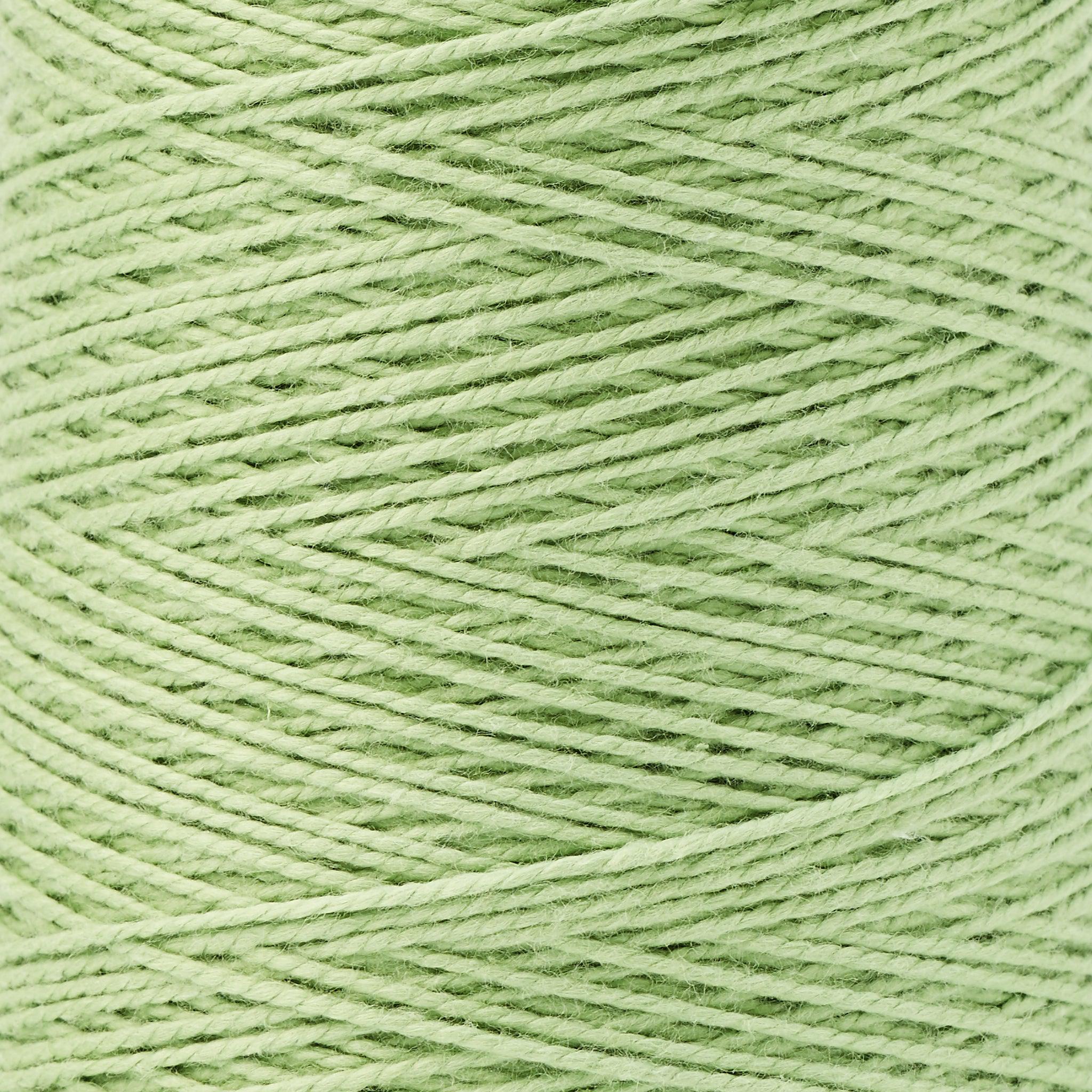 Beam 3/2 Organic Cotton Weaving Yarn ~ Pistachio - Gist Yarn