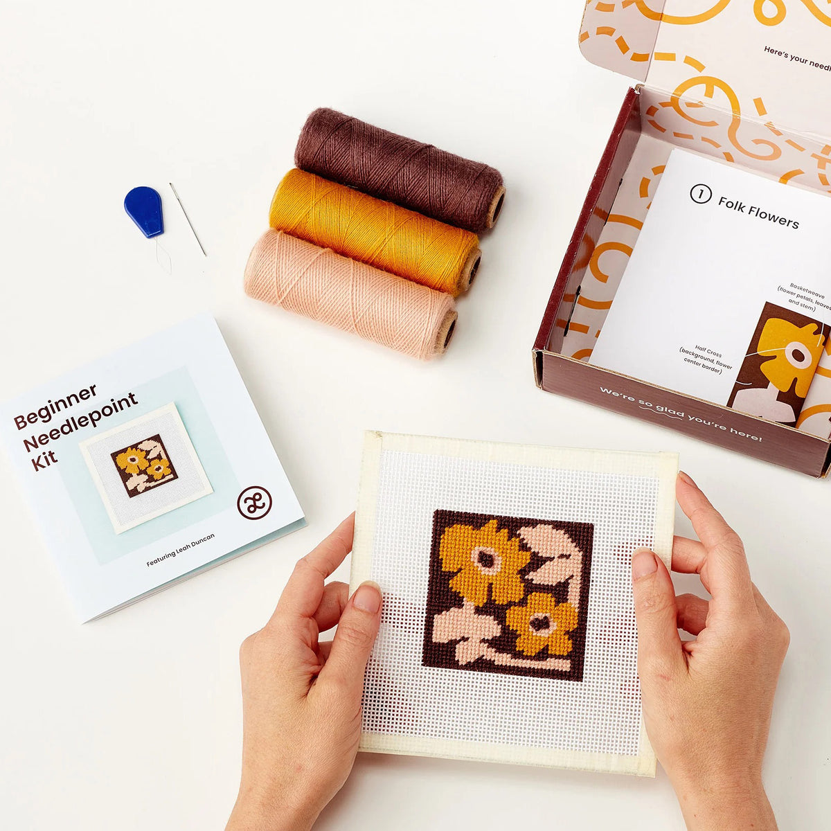 Learn to needlepoint kit