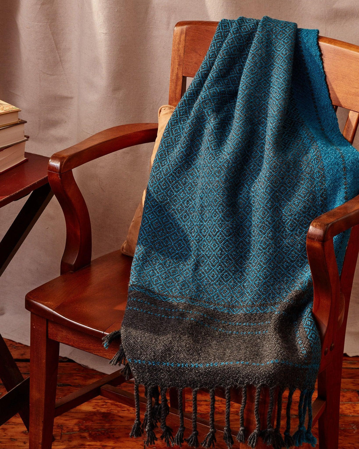 Birdseye Twill Alpaca Throw