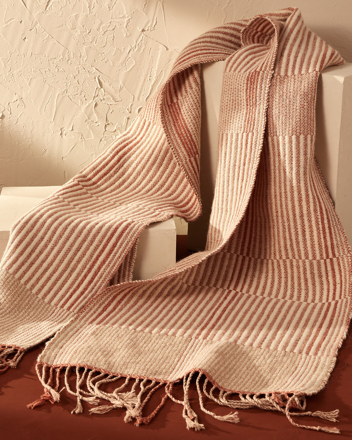 Block Pillows Scarf Weaving Pattern