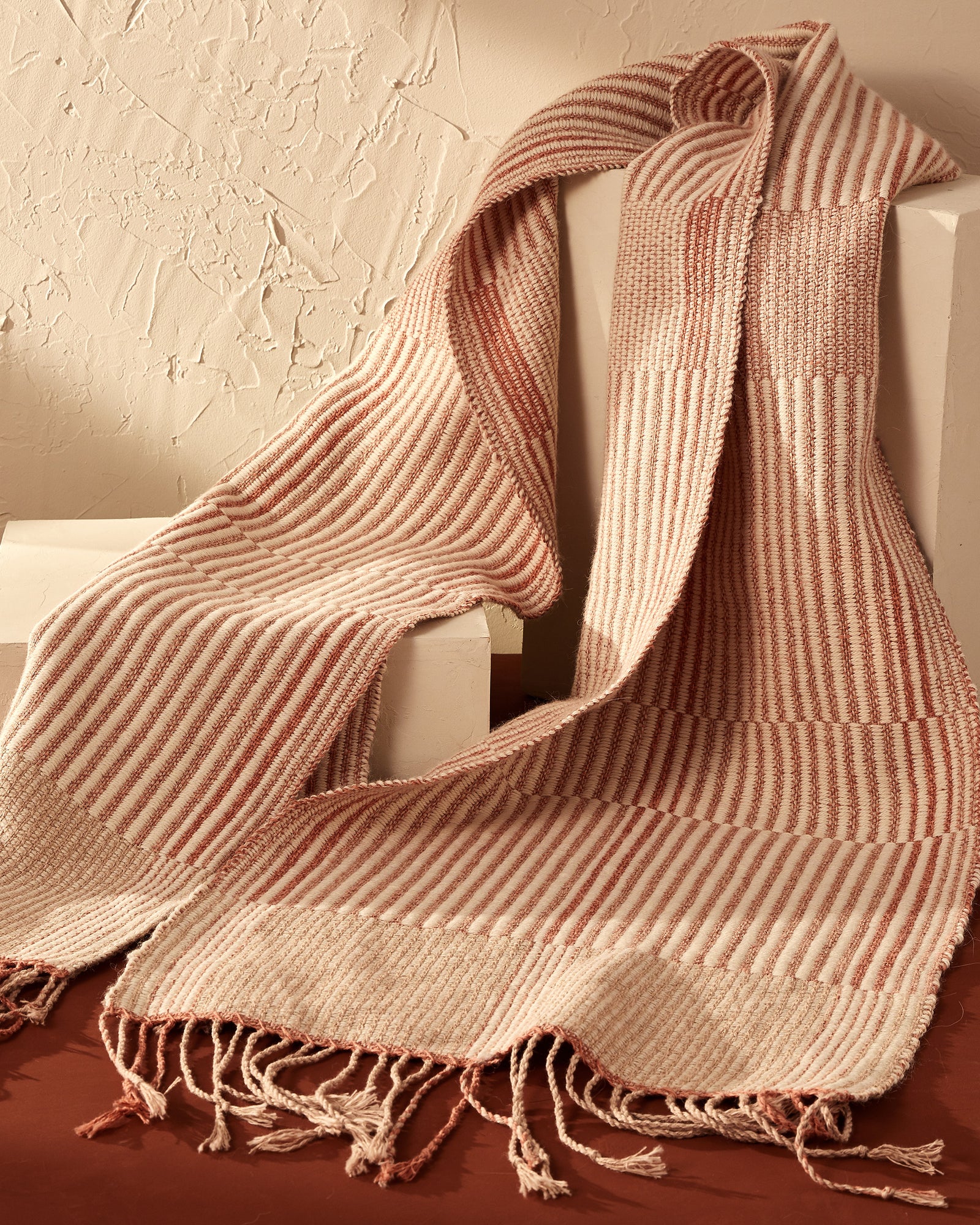 Block Pillows Scarf Weaving Pattern