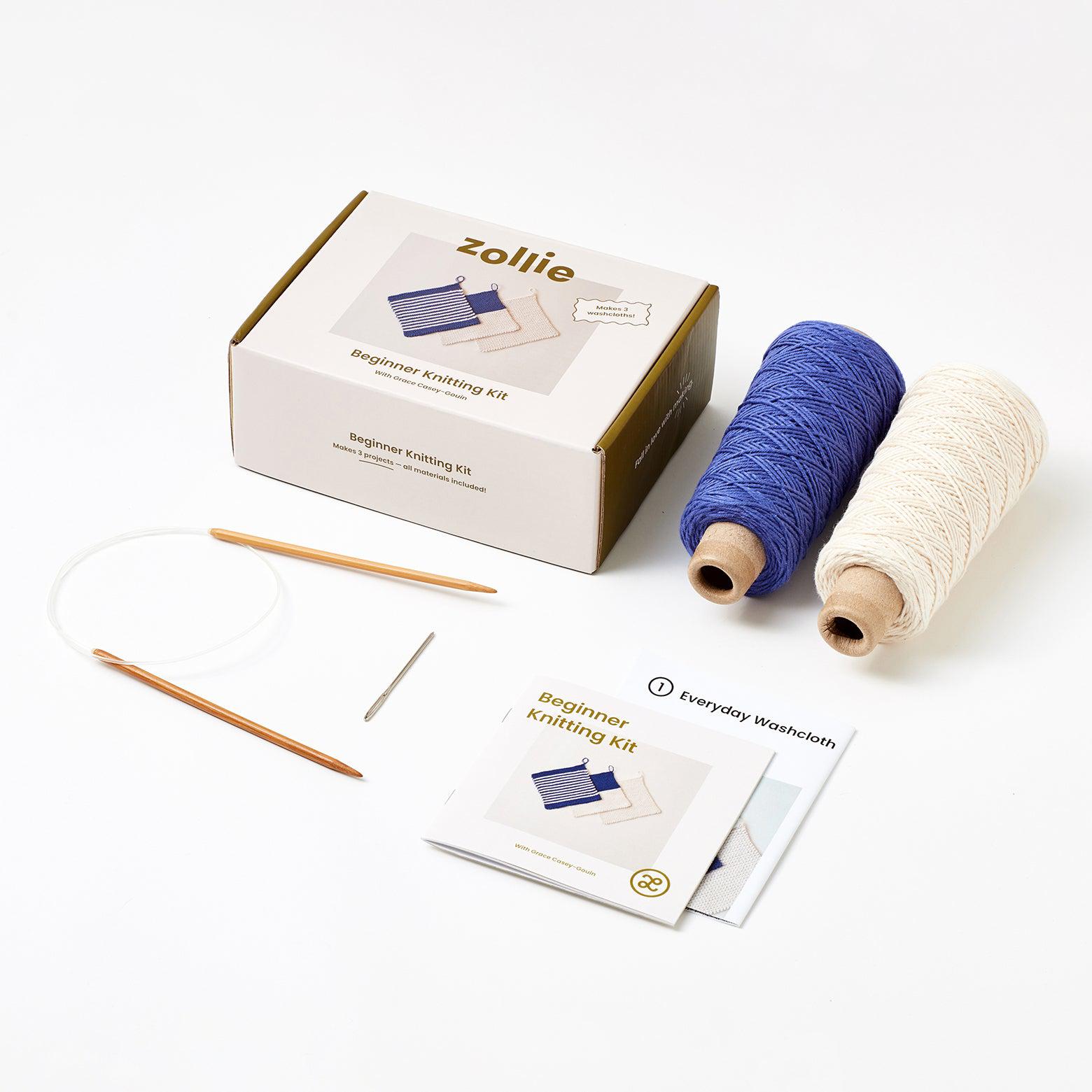 Beginner Knitting Kit - Gist Yarn