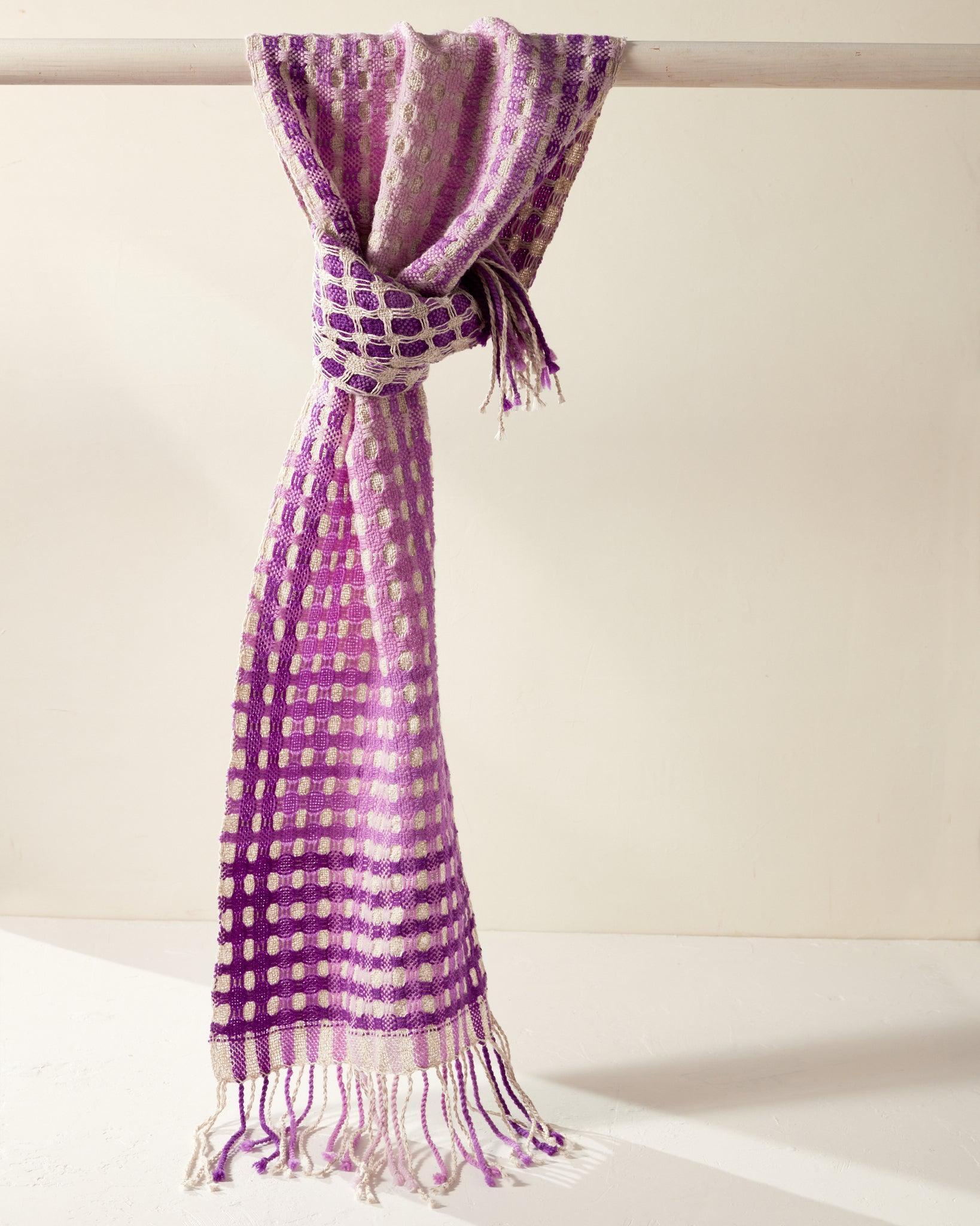 Deflected Reflections Scarf Weaving Pattern Gist Yarn