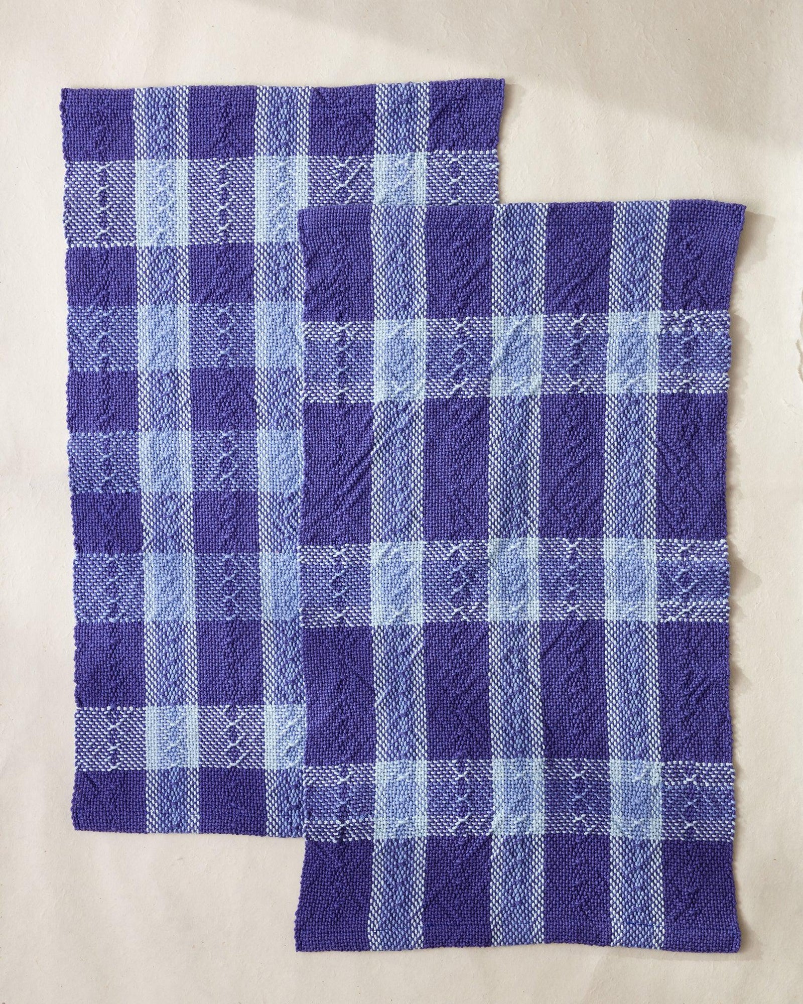 Diamond Track Mats Weaving Pattern
