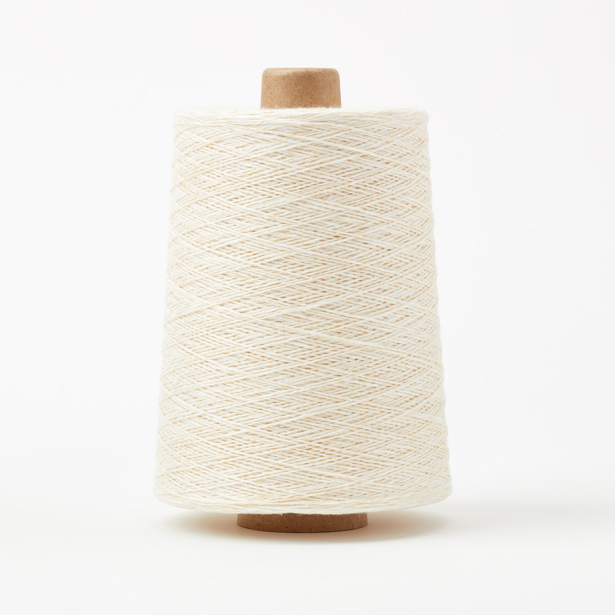 Duet Cotton / Linen Weaving Yarn ~ Pearl (1 lb Cone)