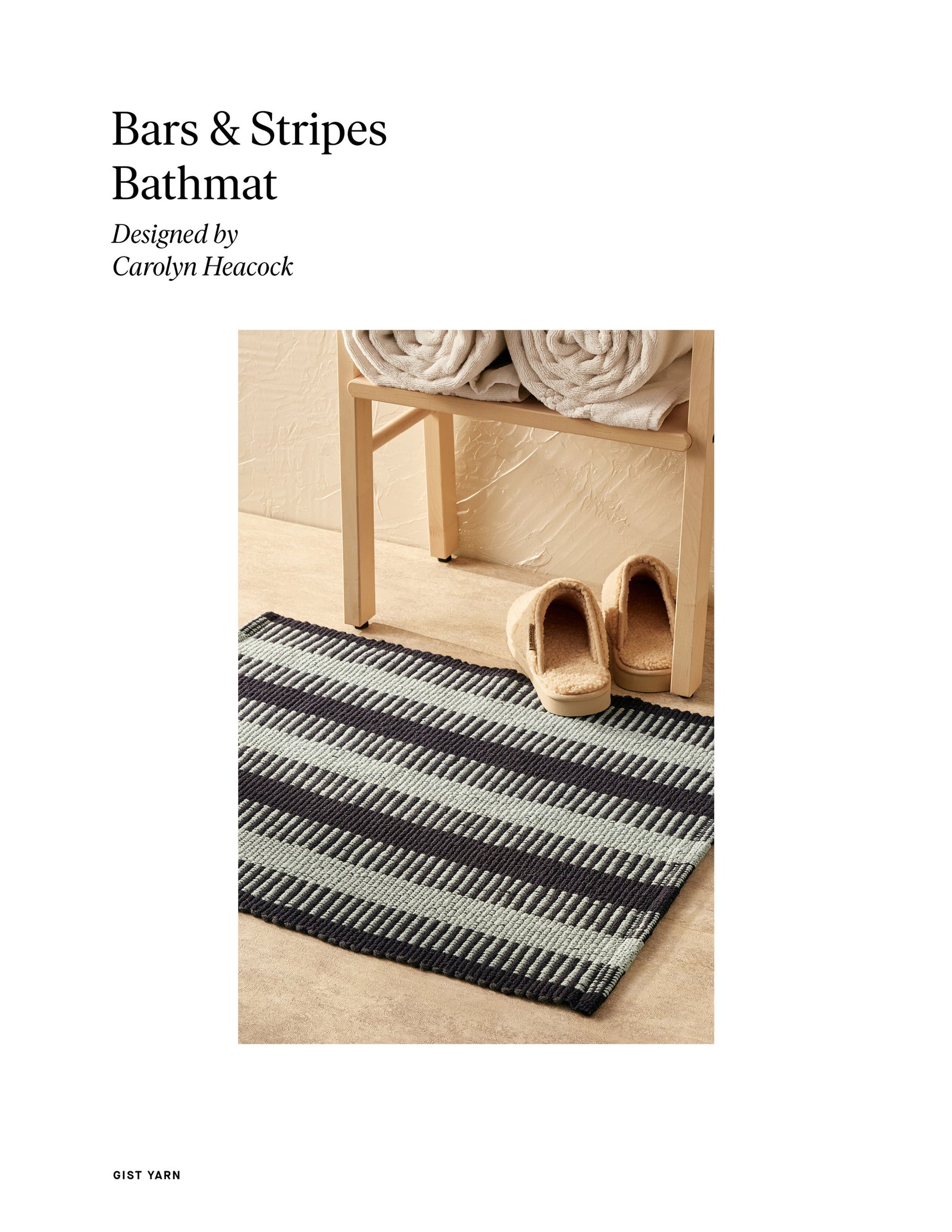 Bars & Stripes Bathmat