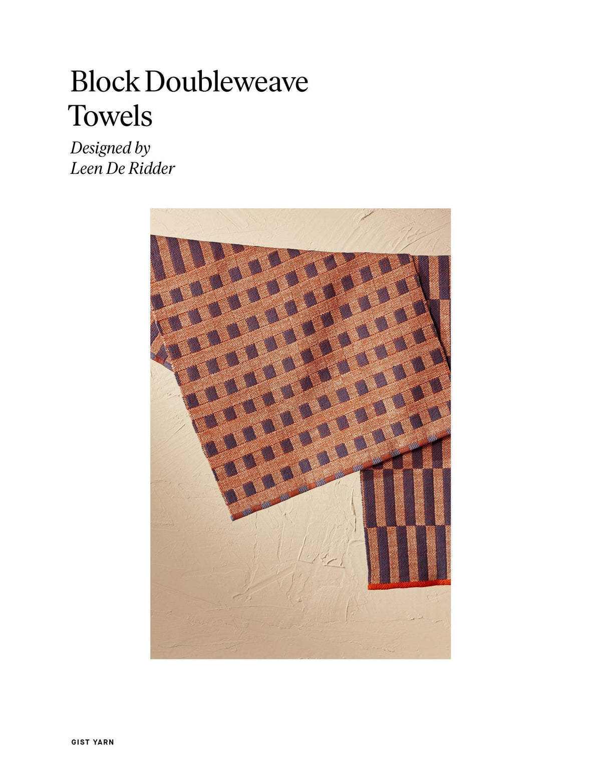 Block Doubleweave Towels