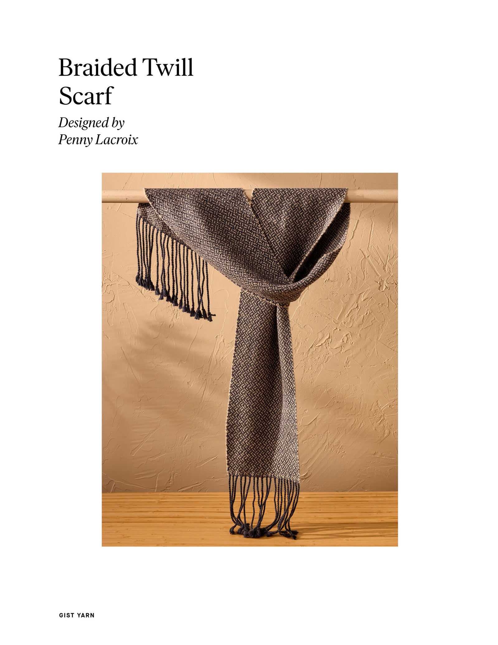 Braided Twill Scarf