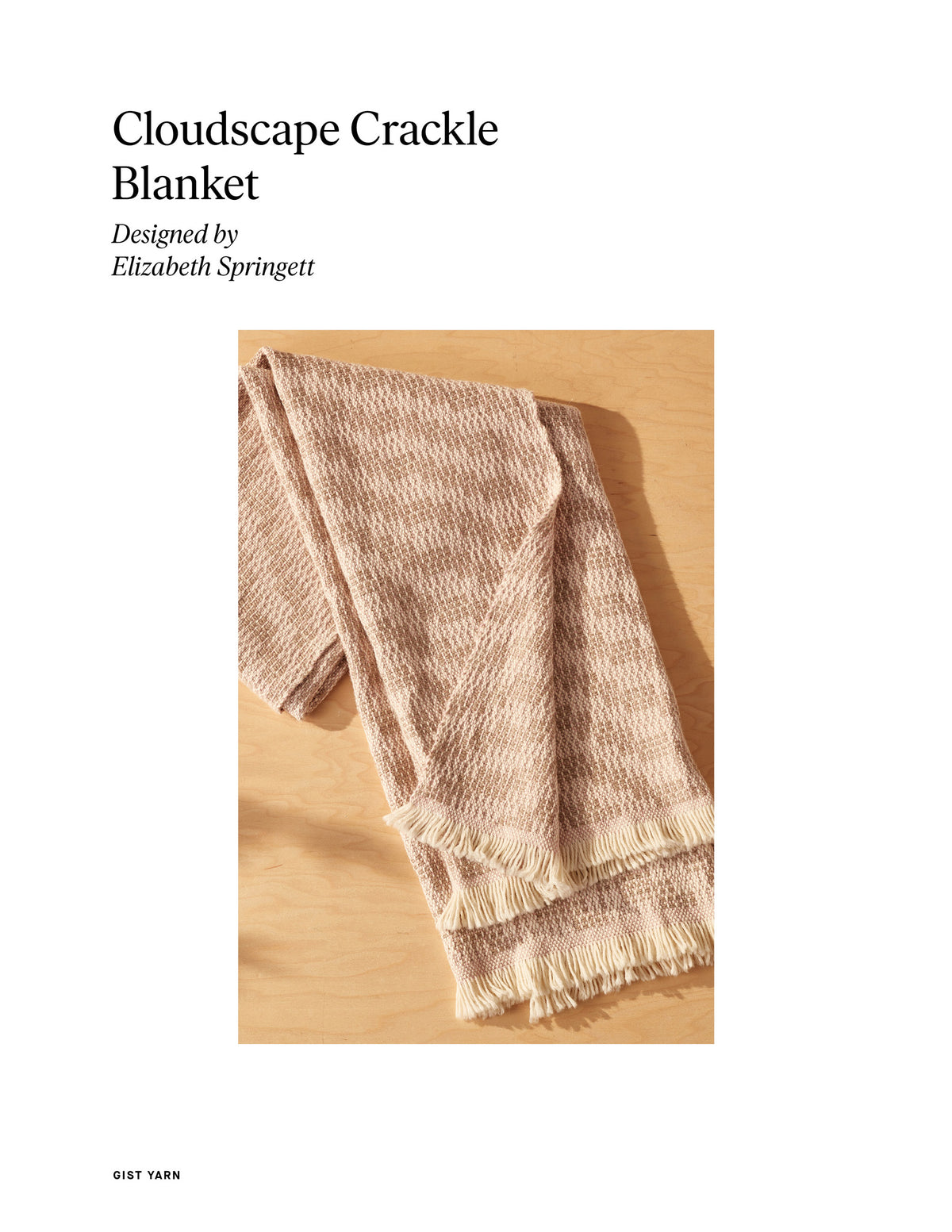 Cloudscape Crackle Blanket