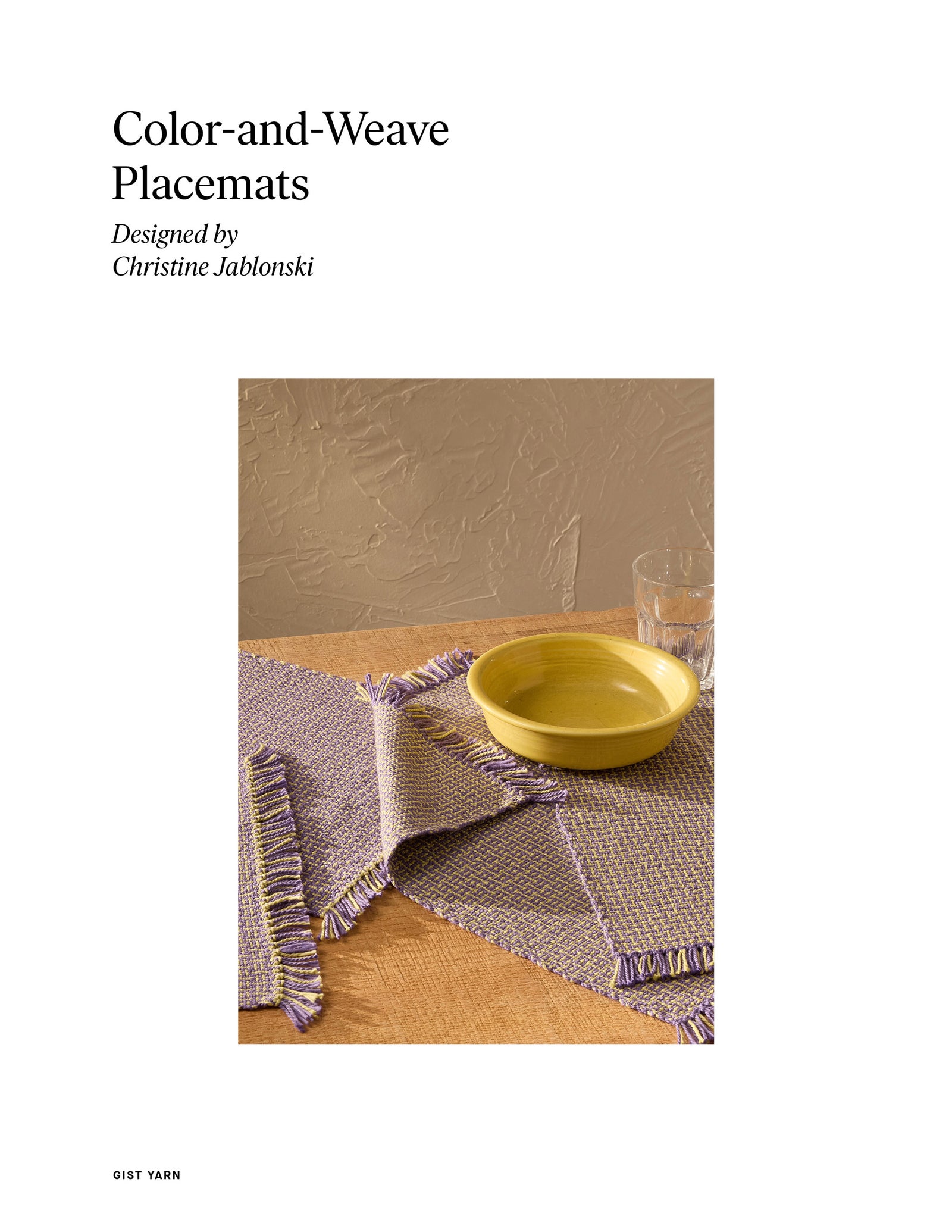 Color-and-Weave Placemats