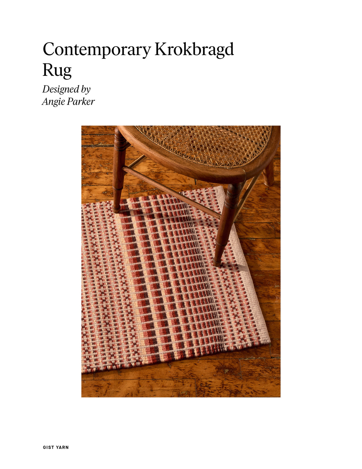 Contemporary Krokbragd Rug