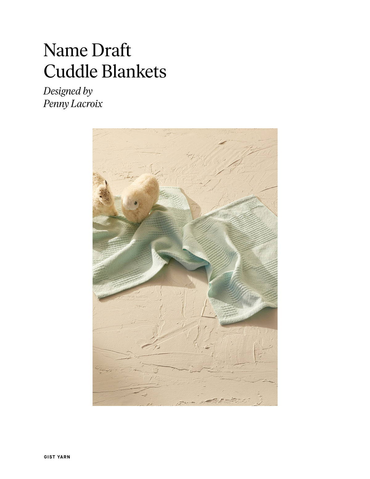 Name Draft Cuddle Blankets