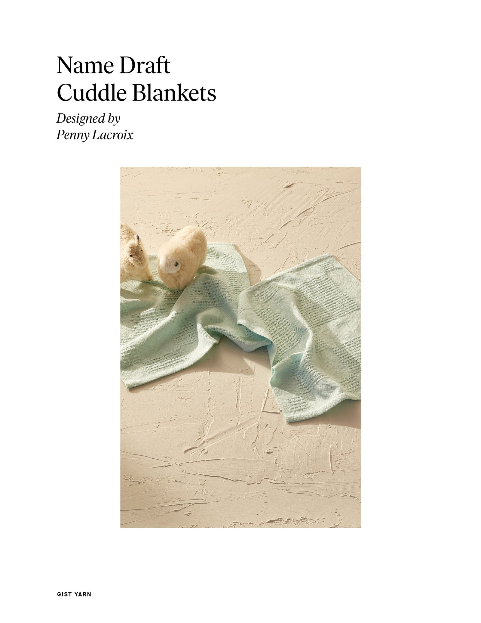 Name Draft Cuddle Blankets