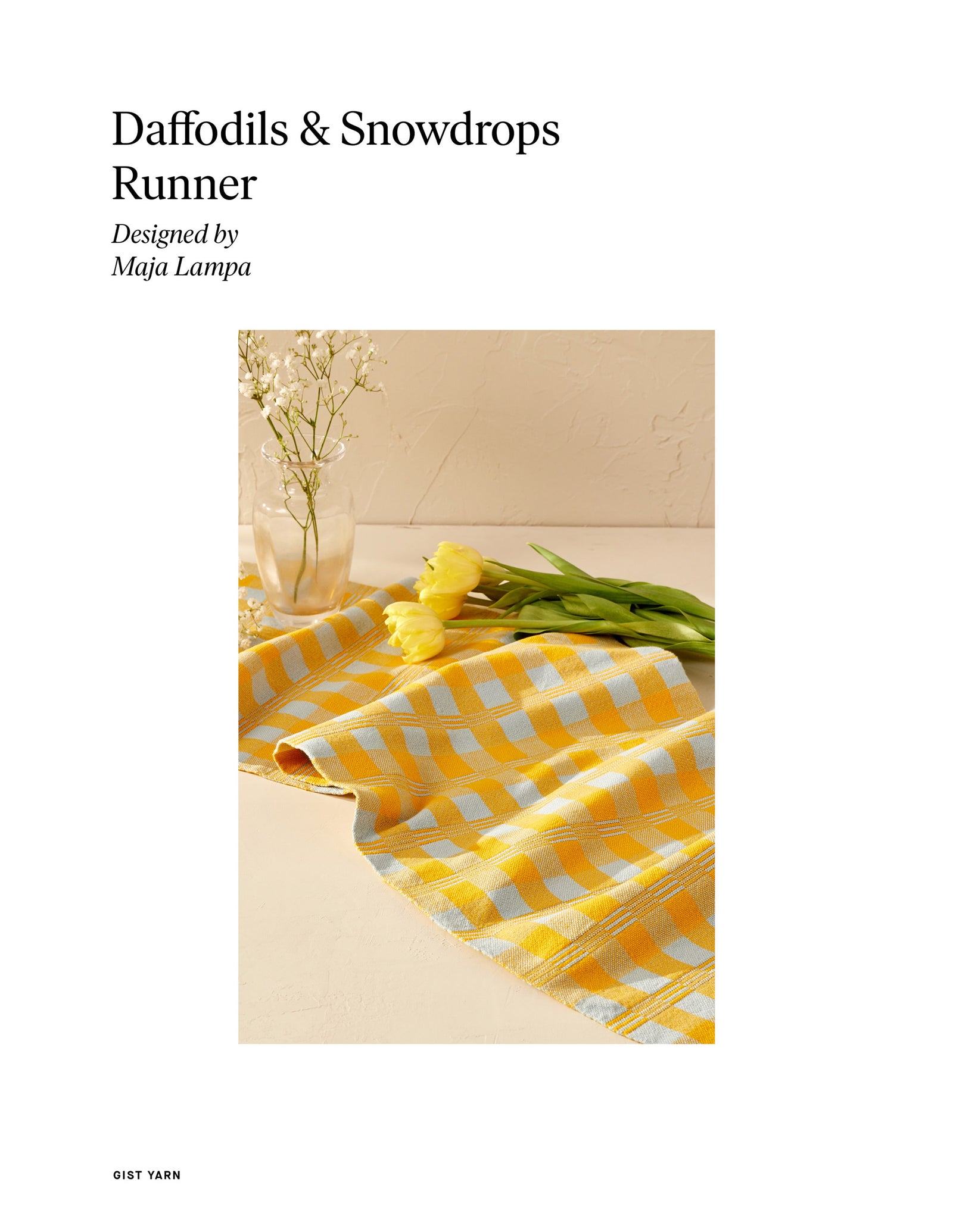 Daffodils & Snowdrops Runner