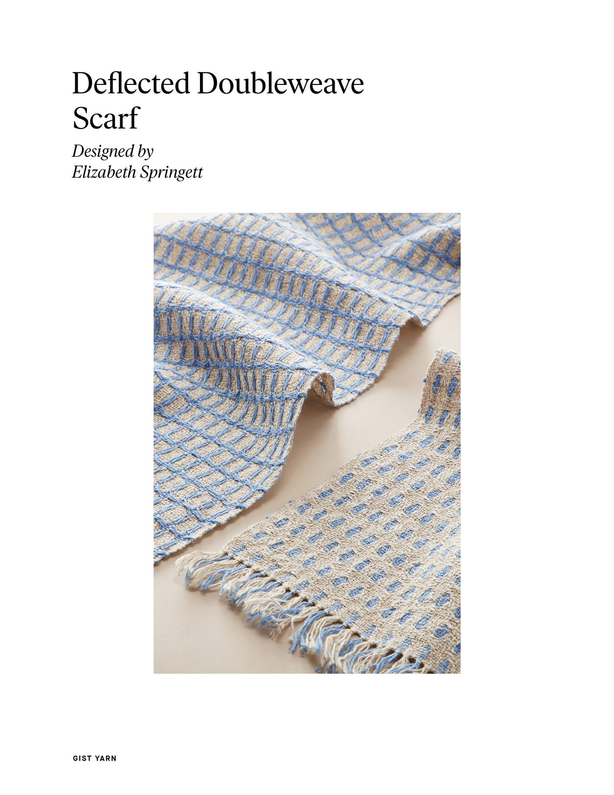 Deflected Doubleweave Scarf
