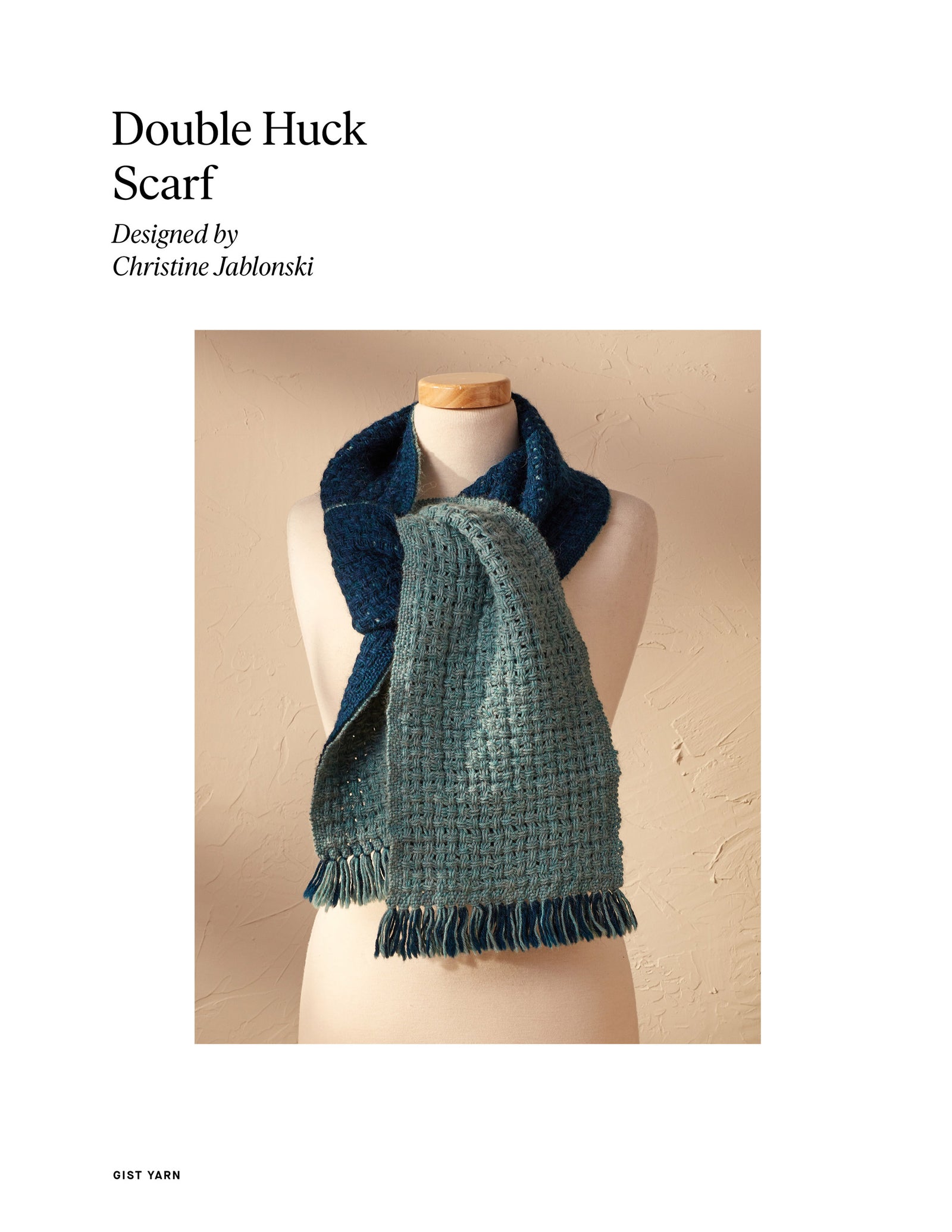 Double Huck Scarf