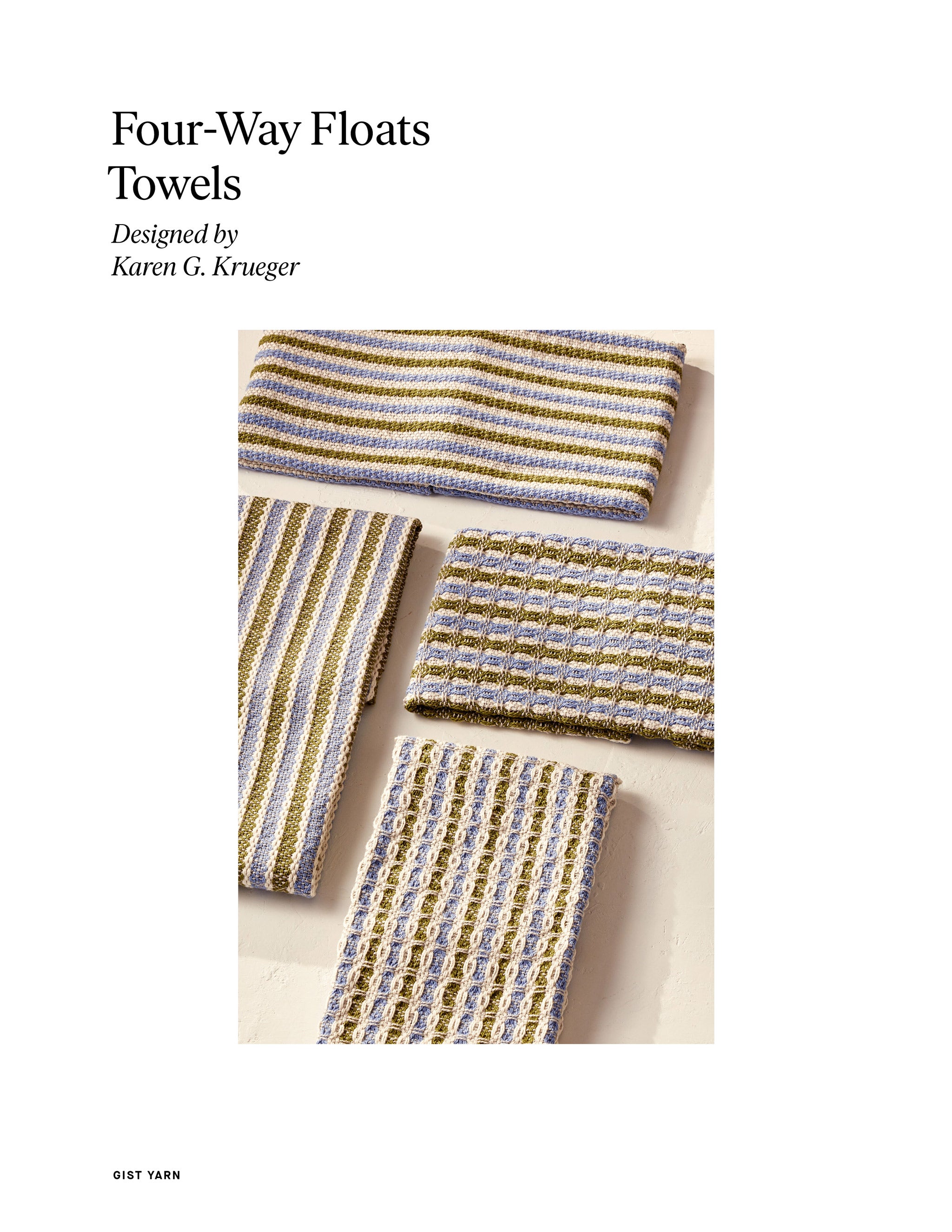 Four-way Floats Towels Weaving Pattern - Gist Yarn