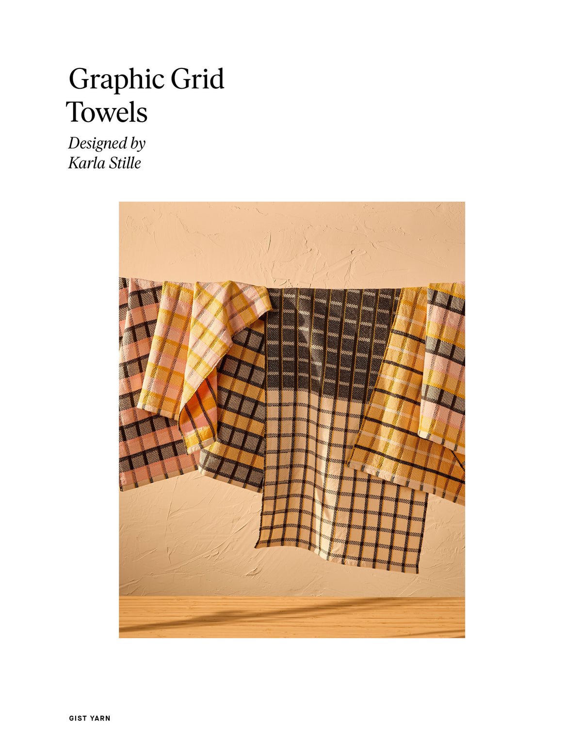 Graphic Grid Towels